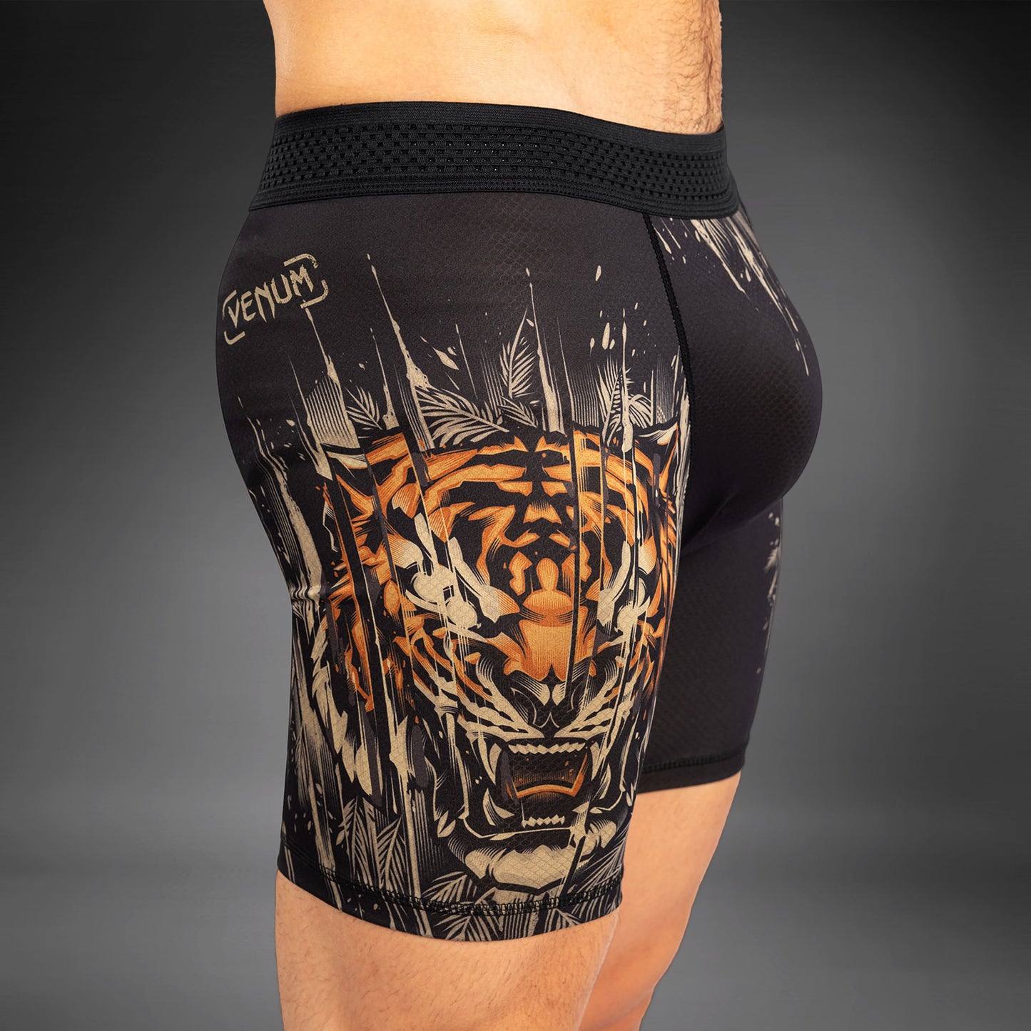 Venum Tiger Men's Vale Tudo - Black/Neon Orange