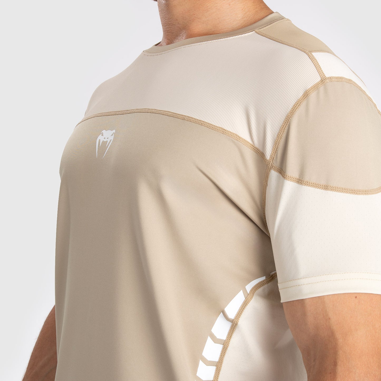 Venum Tempest Men's Dry-Tech T-Shirt - Beige/Sand