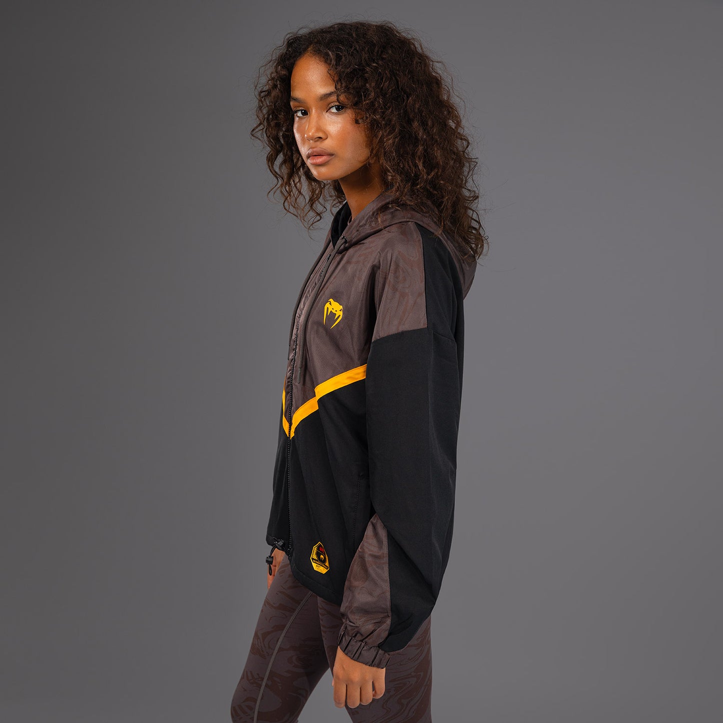 UFC Fusion by Venum Fight Week Women’s Zip Hoodie - Earthen Brown
