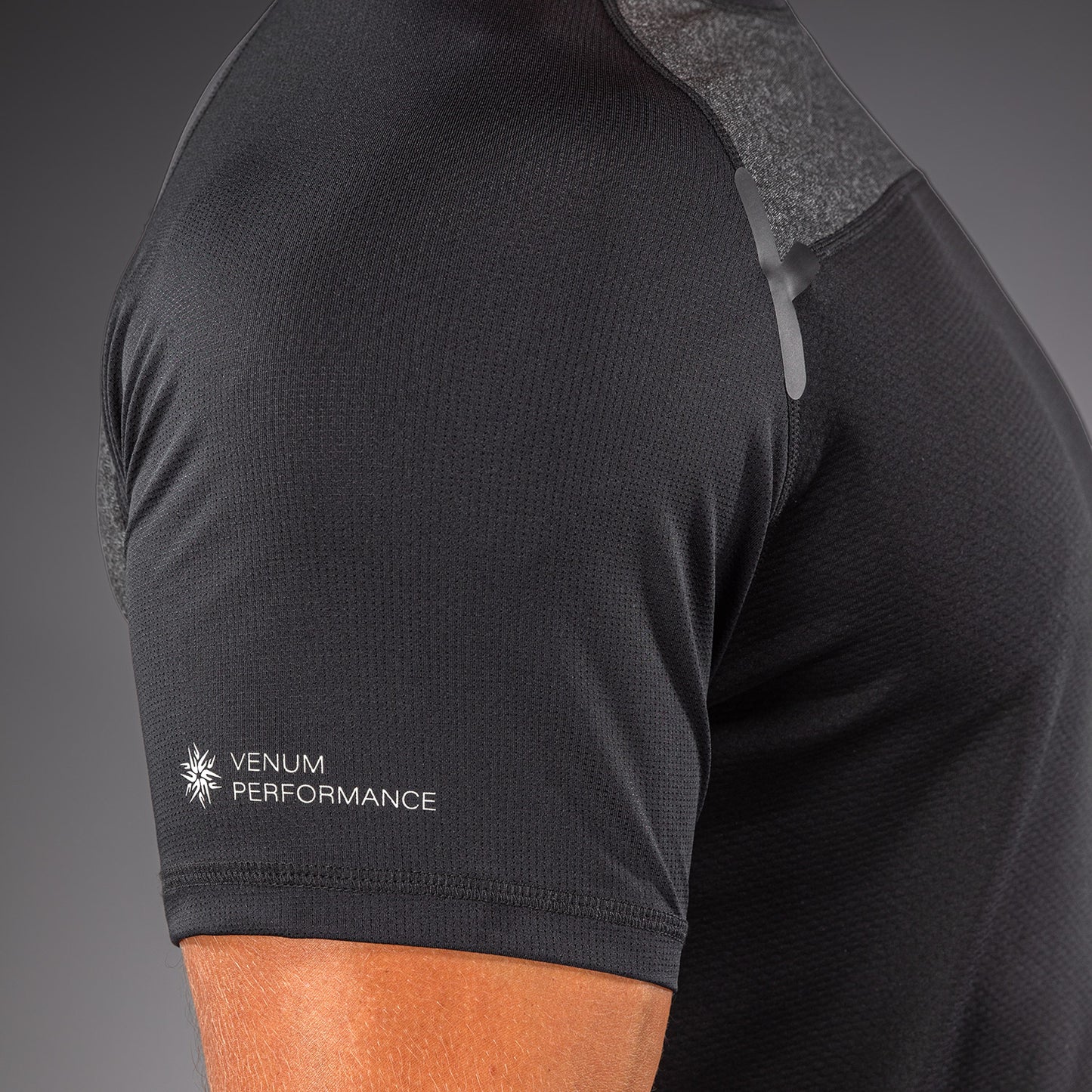 Venum G-Fit Scales Dry-Tech T-Shirt - Black/ Charcoal Grey