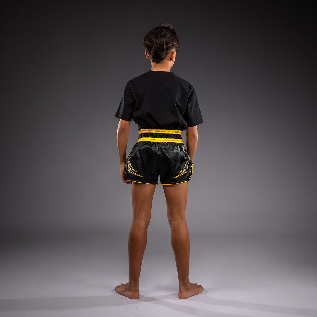 Venum Bangkok Fury Muay Thai Shorts for Kids - Black/Gold
