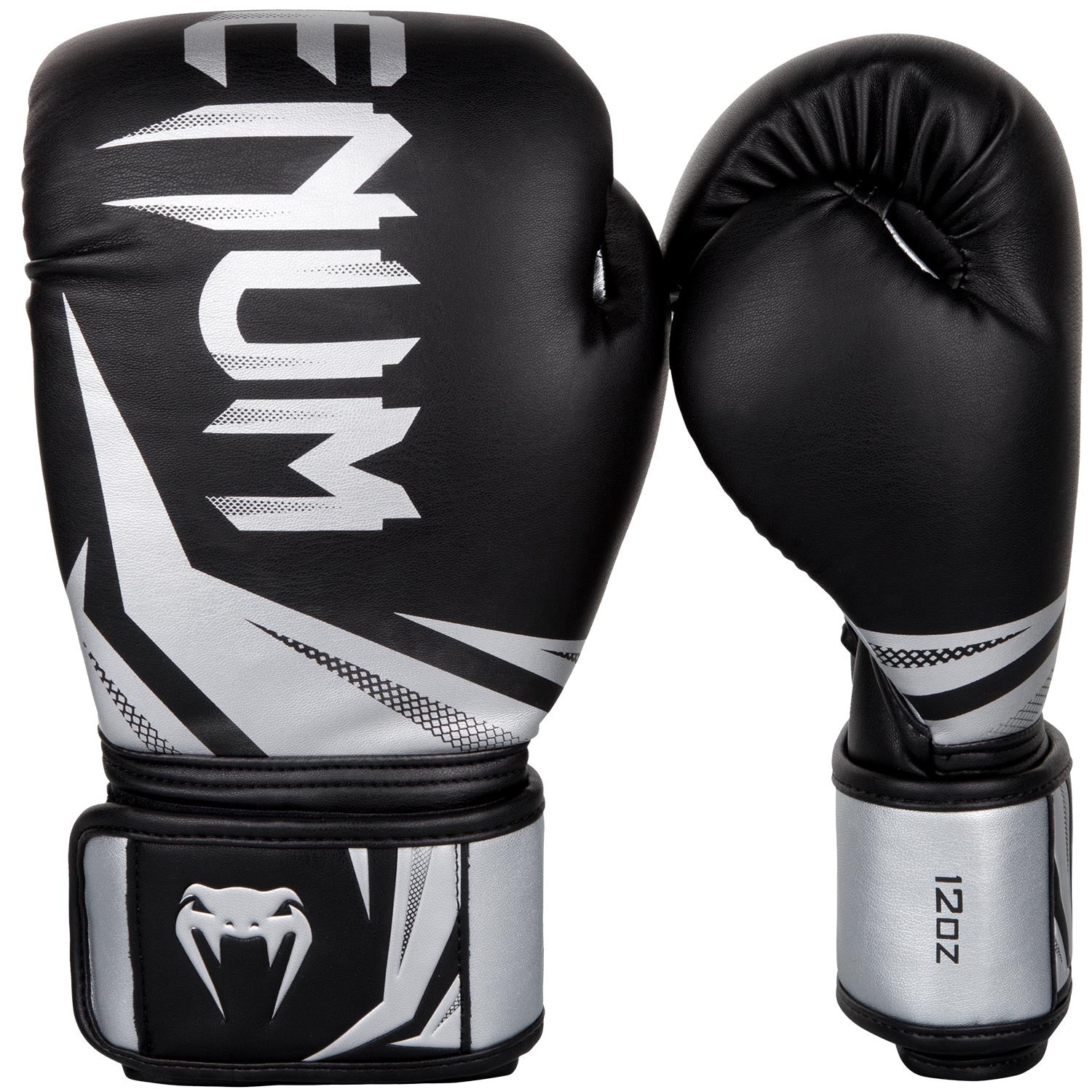 Venum Challenger 3.0 Boxing Gloves - Black/Silver - Venum Asia