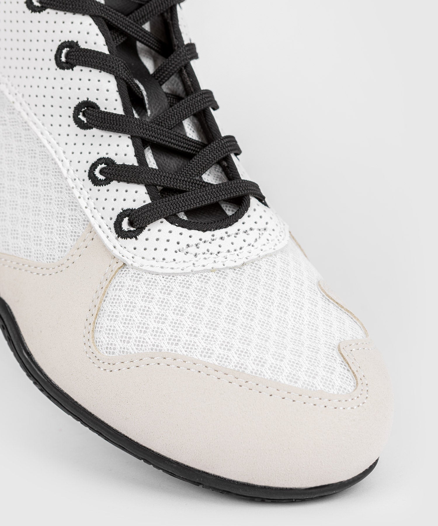 Venum Elite Boxing Shoes - White/Black - Venum Asia