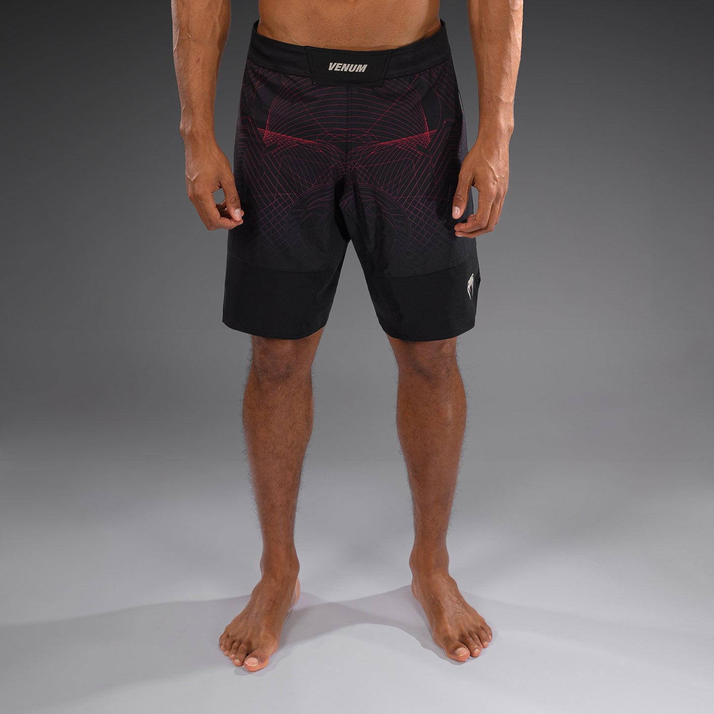 Venum G-Fit Air Men's Fight Shorts - Deep Black/Fire Red