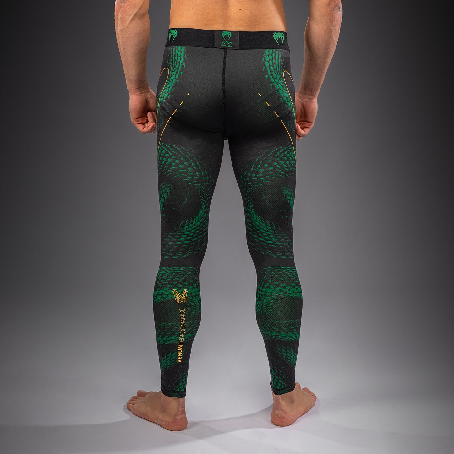 Venum Matupa Spats - Black/Green/Gold