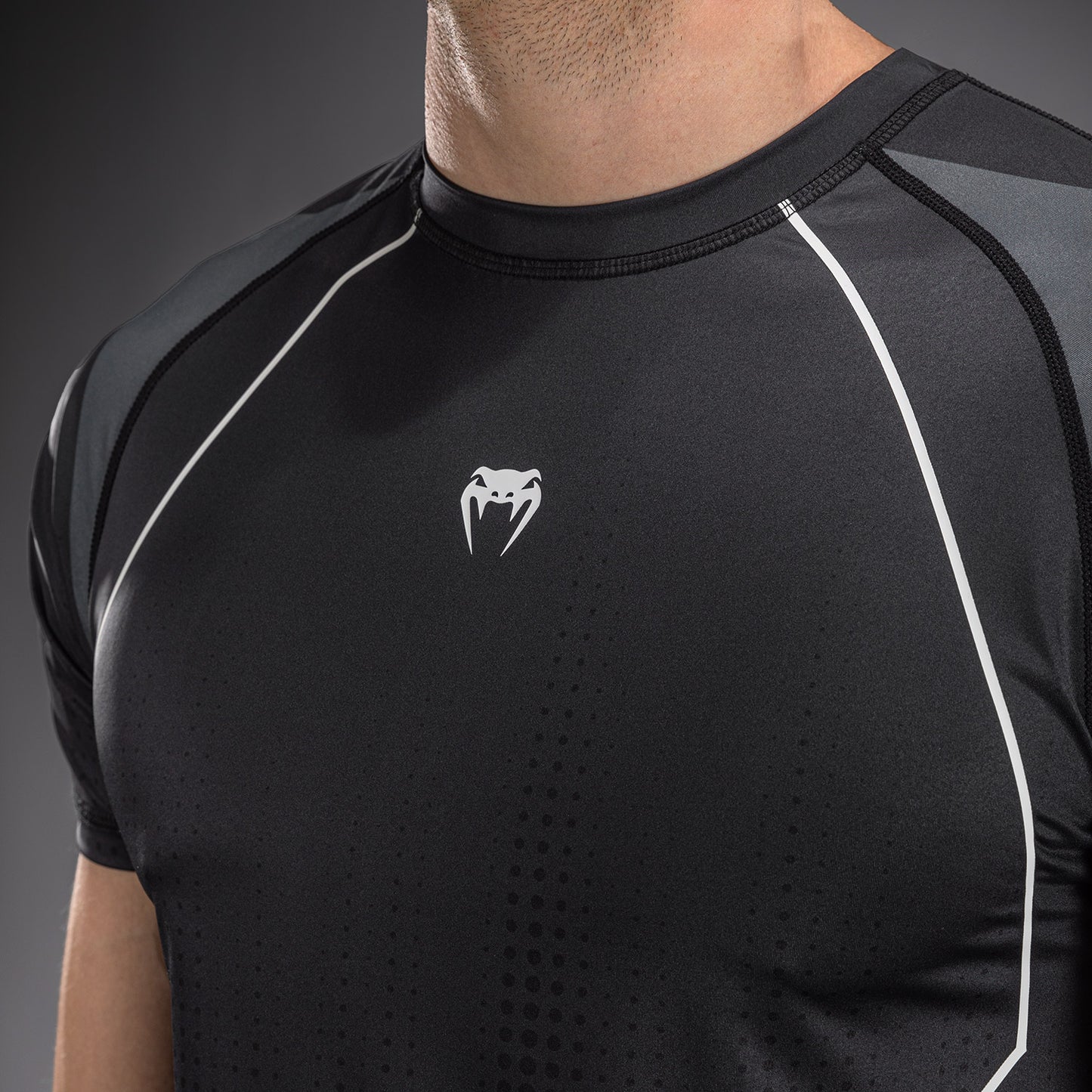 Venum Stealth Dry-Tech T-Shirt - Black/White