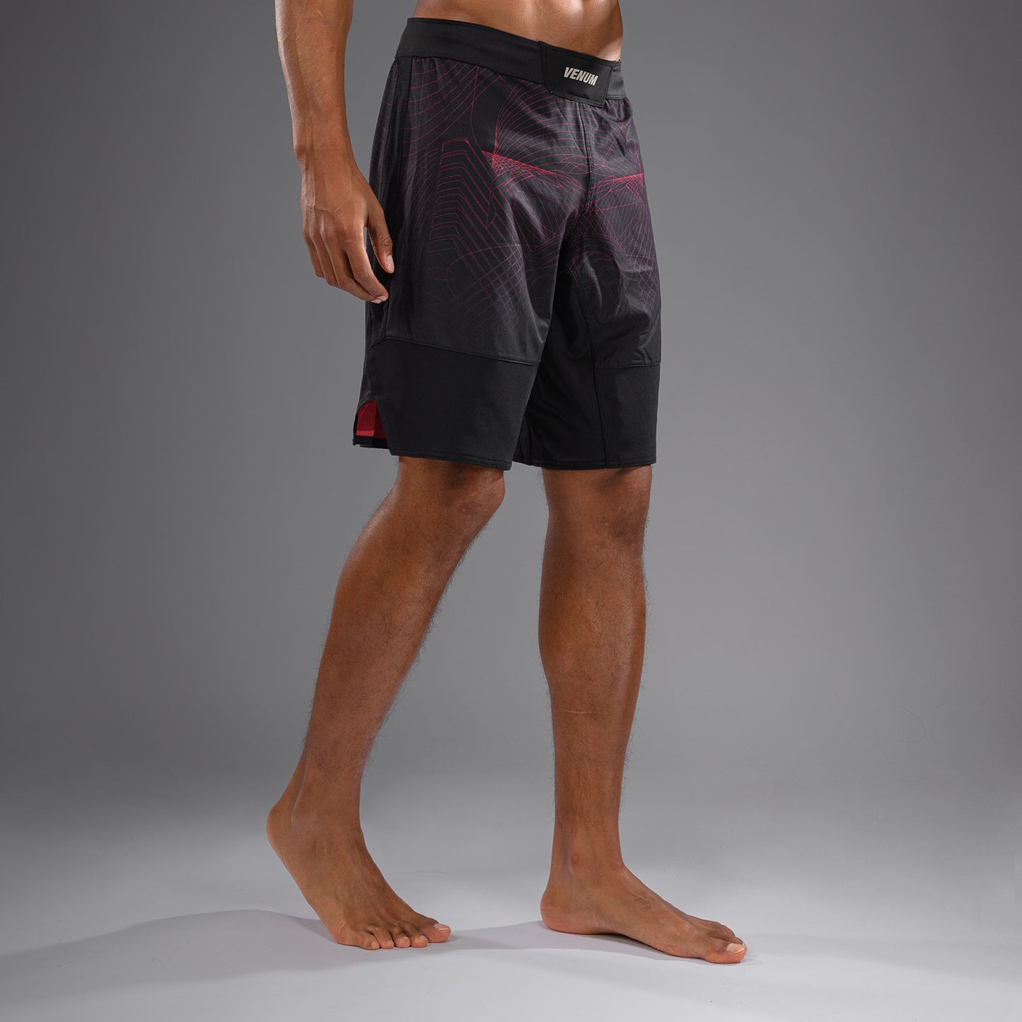 Venum G-Fit Air Men's Fight Shorts - Deep Black/Fire Red