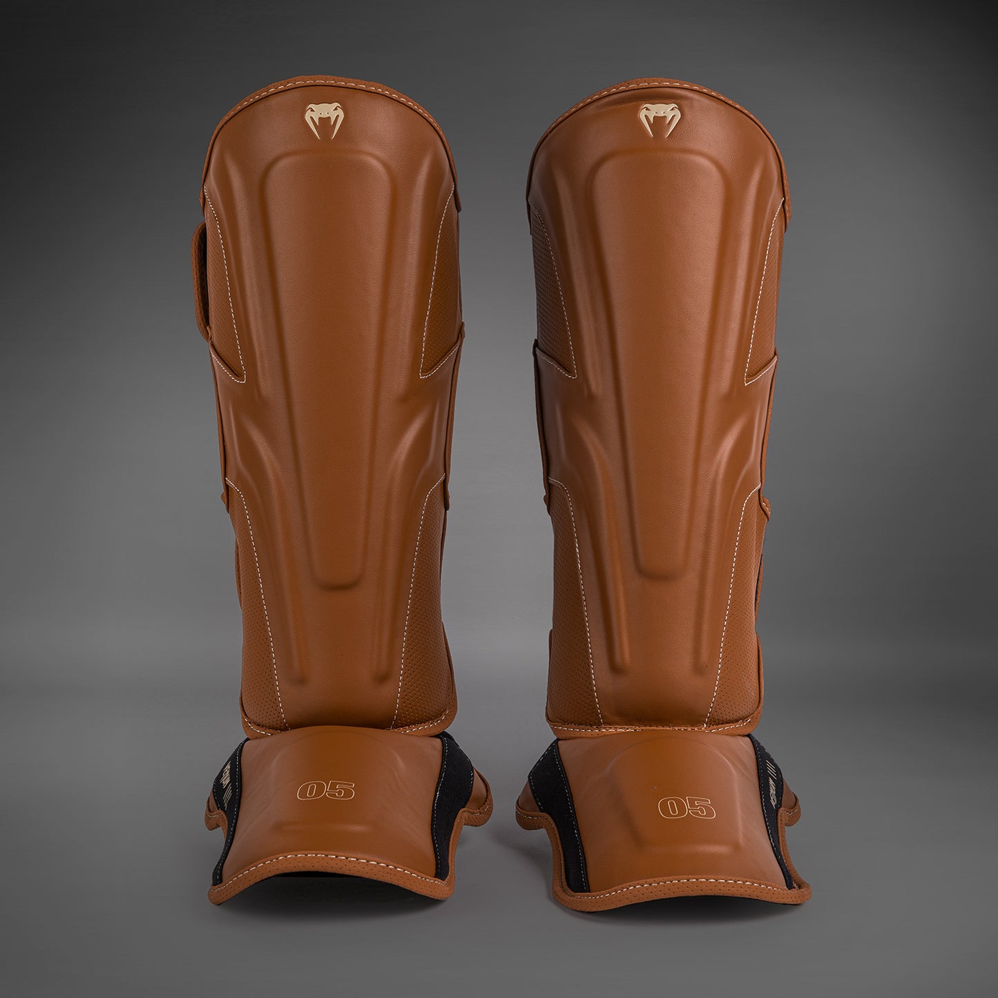 Venum Impact Evo Shin Guards - Havana
