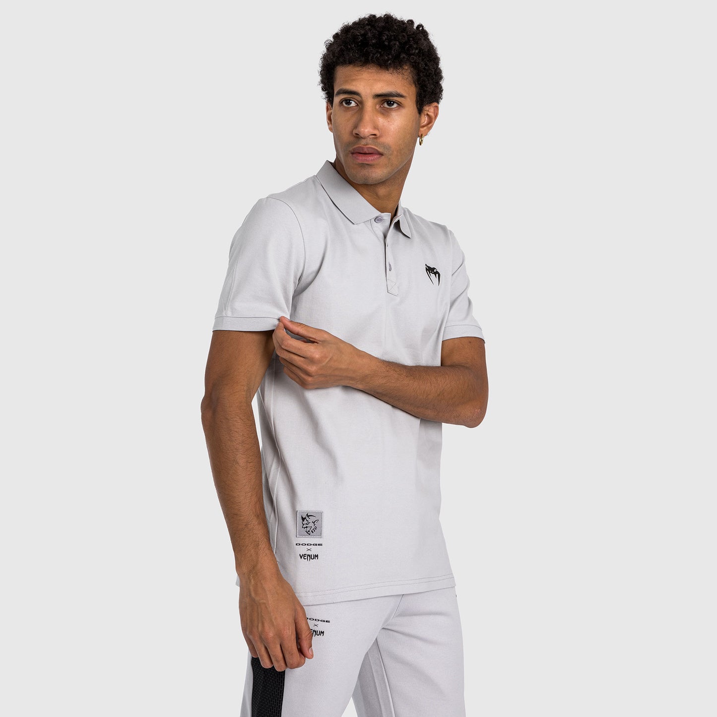 Venum x Dodge Demon 170  Men’s Polo Shirt - Grey