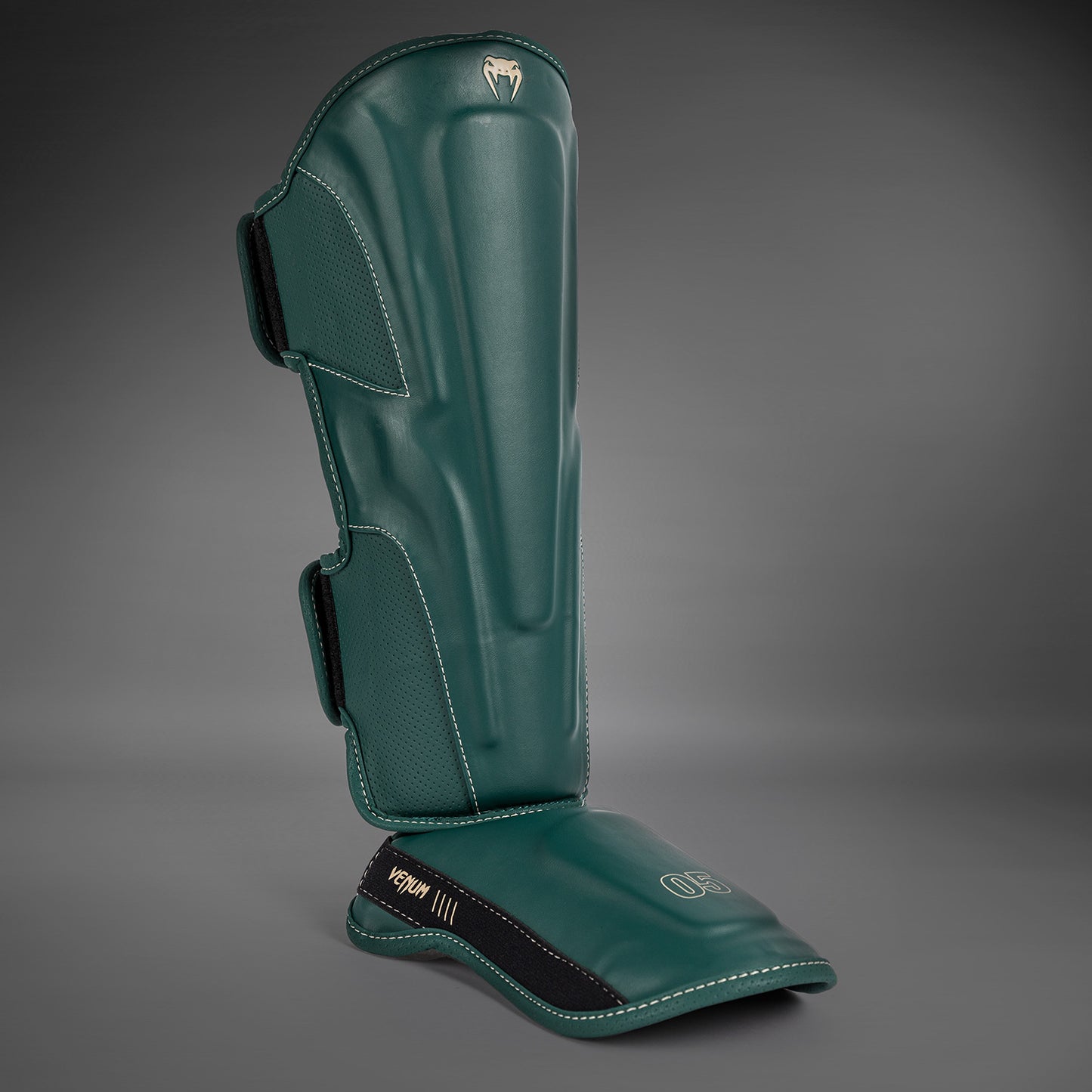 Venum Impact Evo Shin Guards - Emerald Green
