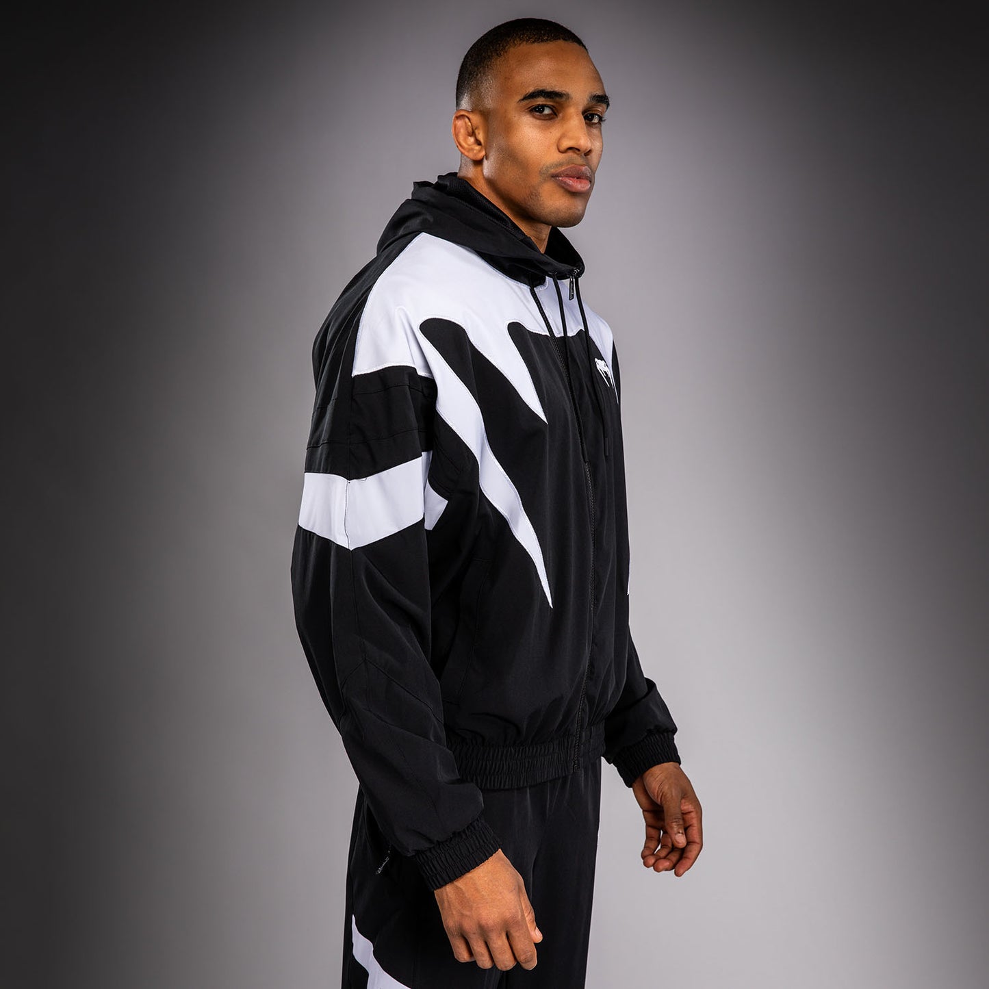 Venum Attack 90 Track Jacket - White/Black