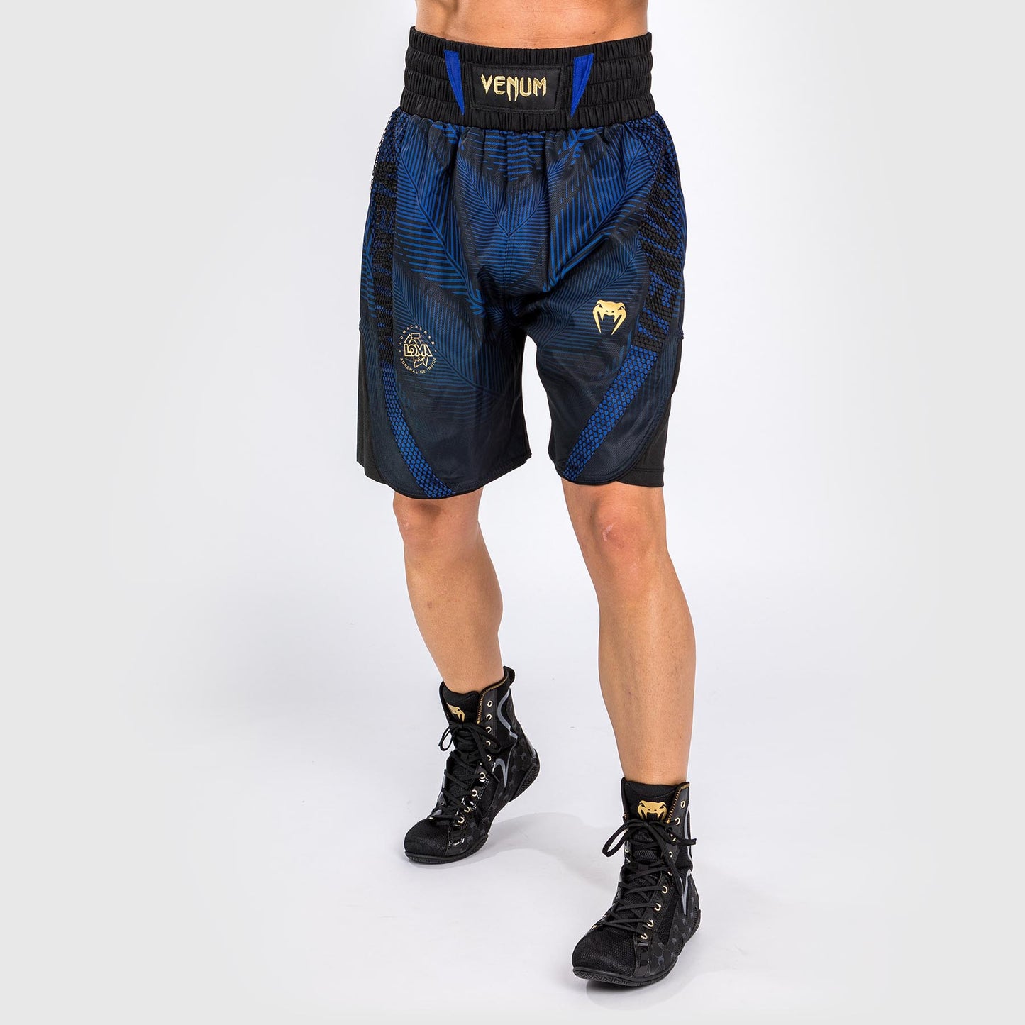 Venum Phantom Loma Boxing Short - Black/Blue