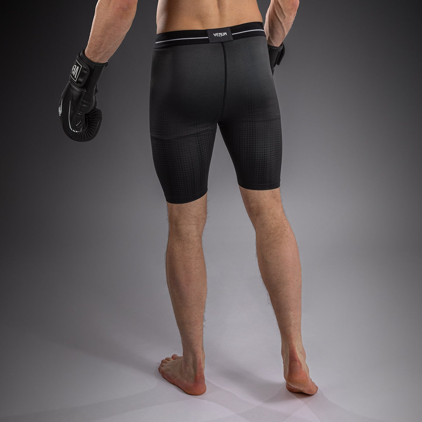 Venum Stealth Vale Tudo Shorts - Black/White