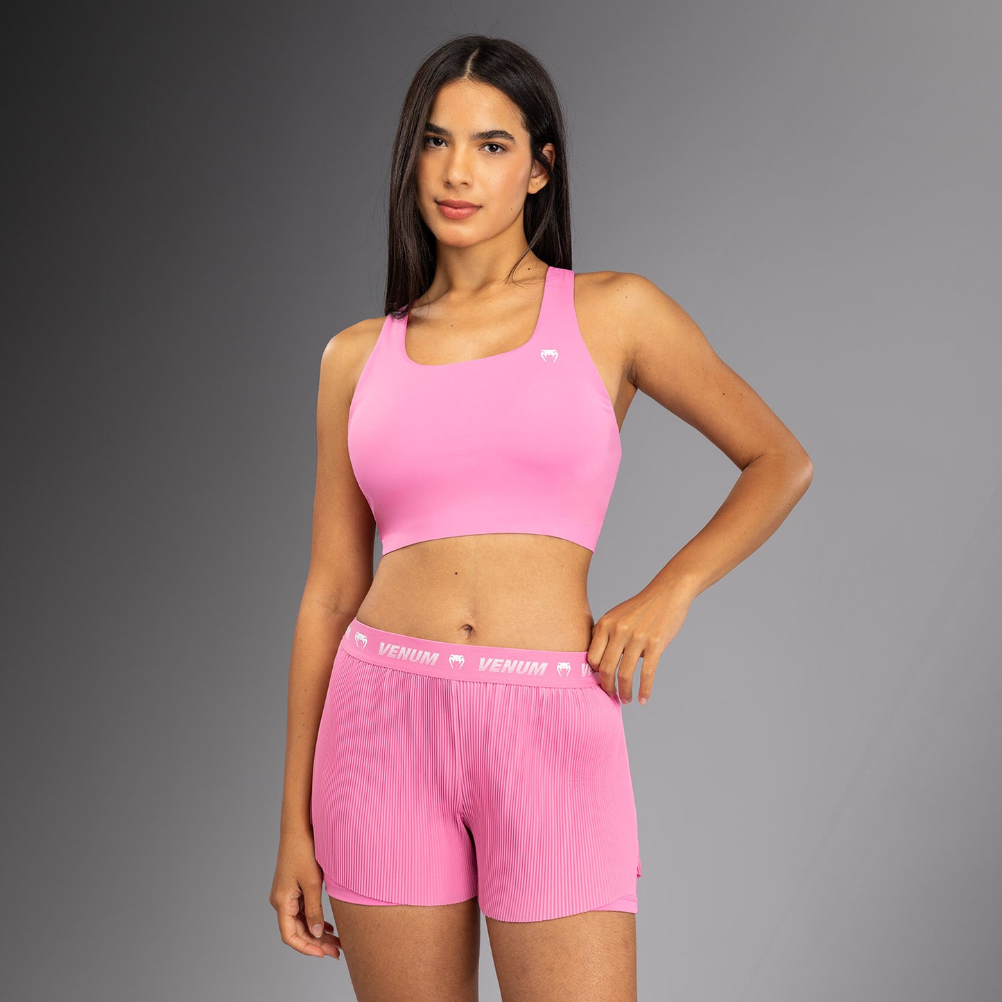 Venum Essential X Women's Sports Bra - Candy Pink