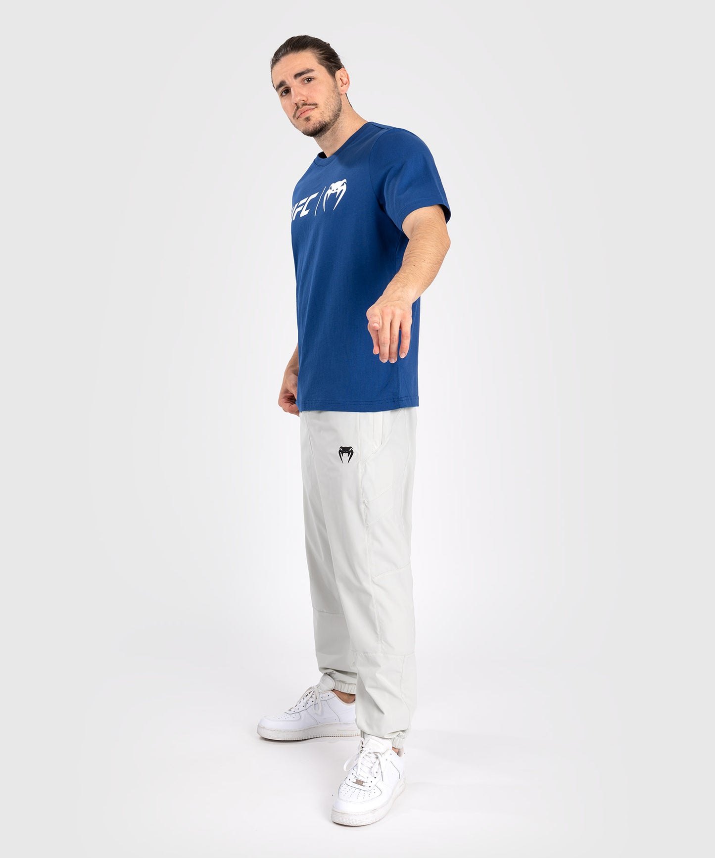 UFC Venum Classic  T-Shirt - Navy Blue/White