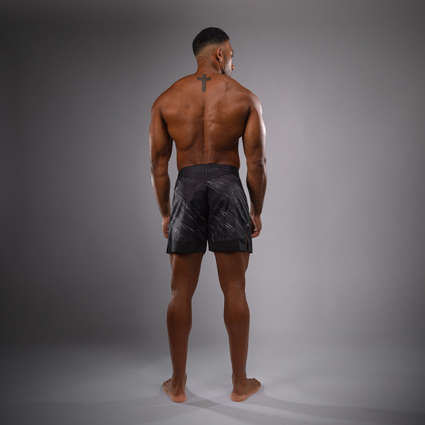 Venum Rapid Light Fight Shorts - Black/Storm Grey