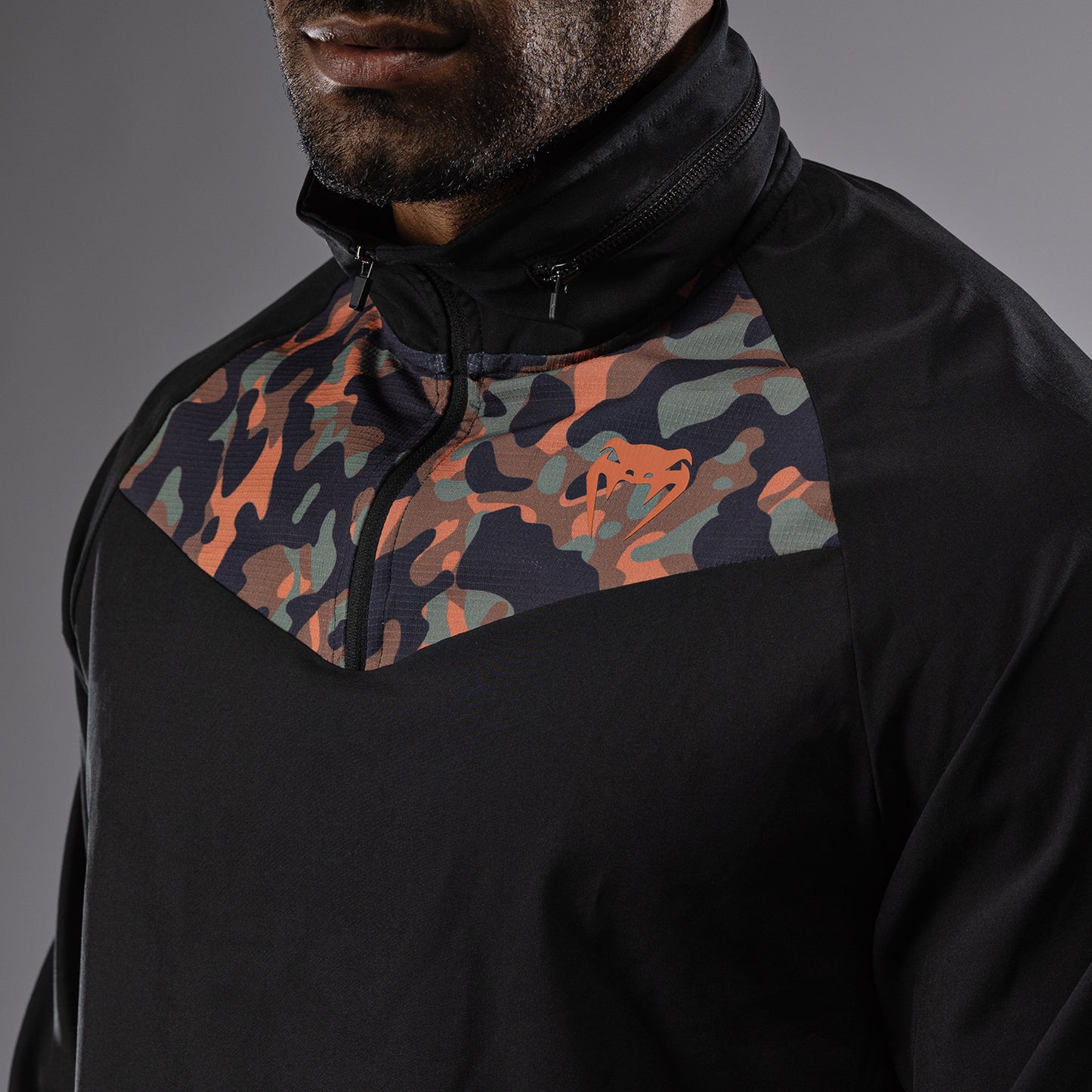 Venum Jungle Ops Track Jackets - Black/Khaki Camo