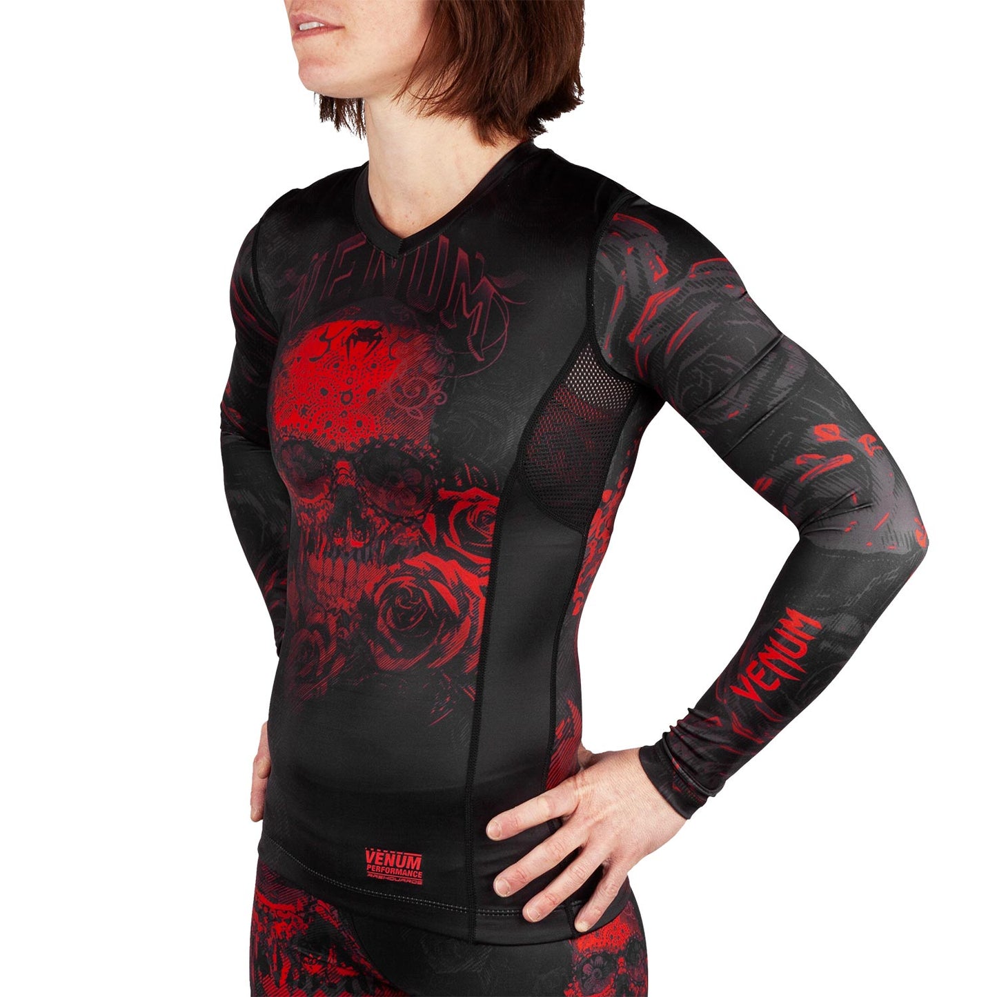 Venum Santa Muerte 3.0 Rashguard - Long Sleeves - For Women