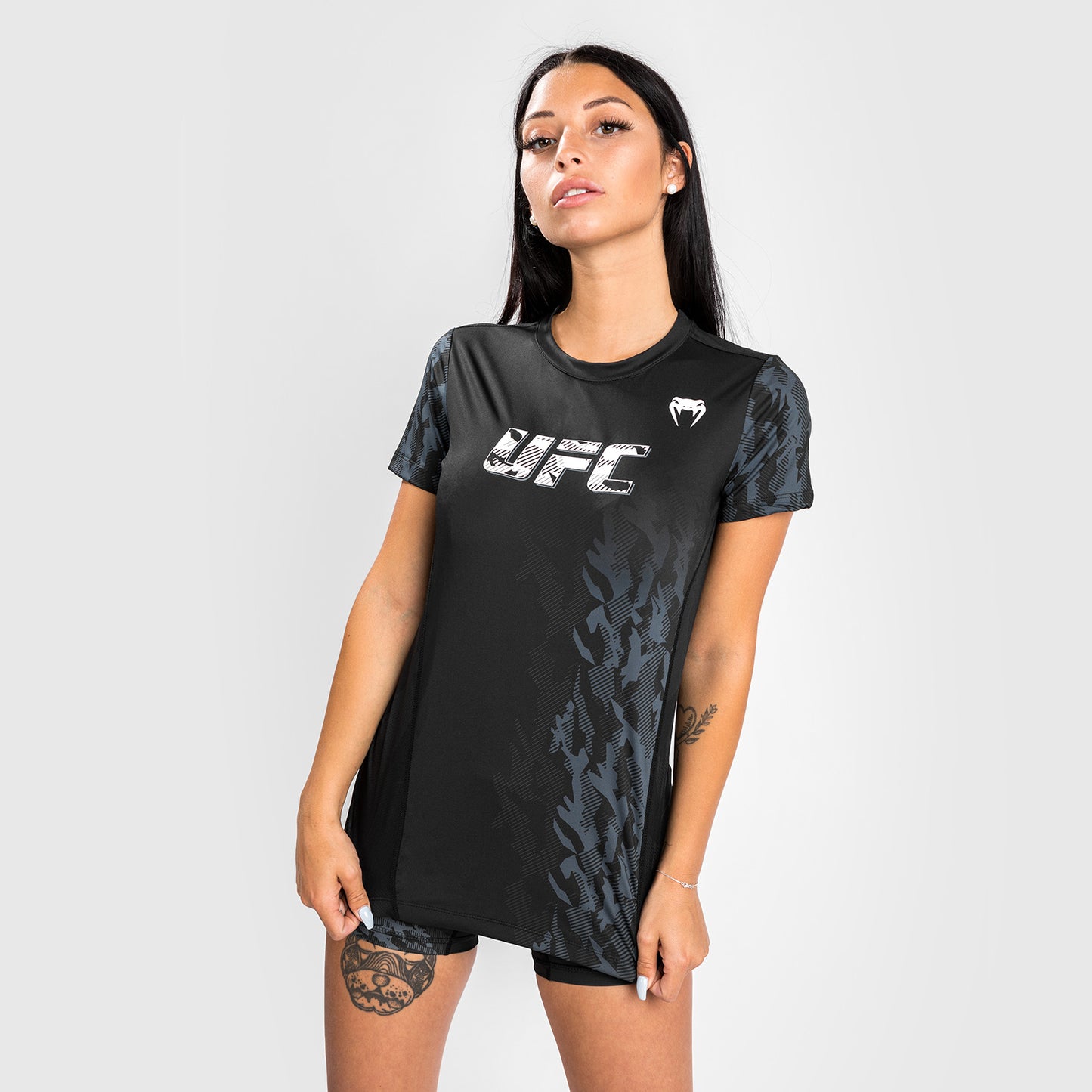 Venum UFC Authentic Fight Week Women's Performance Short Sleeve T-Shirt – Black