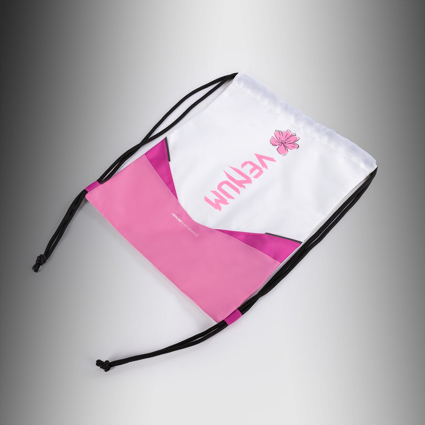 Venum Evo 2 Flower Drawstring Bag - White/ Candy Pink