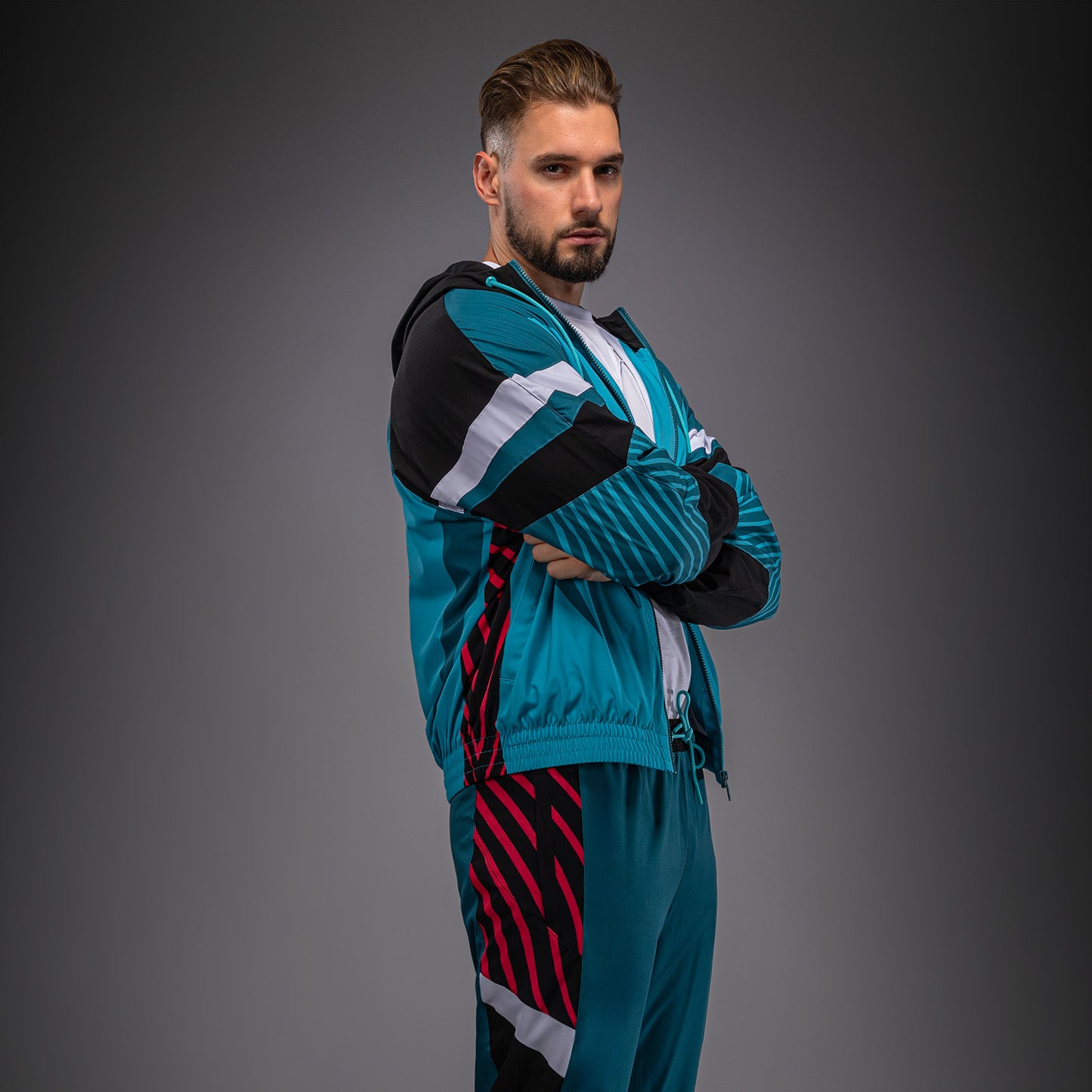 Venum Attack 90 Track Jacket - Miami Blue