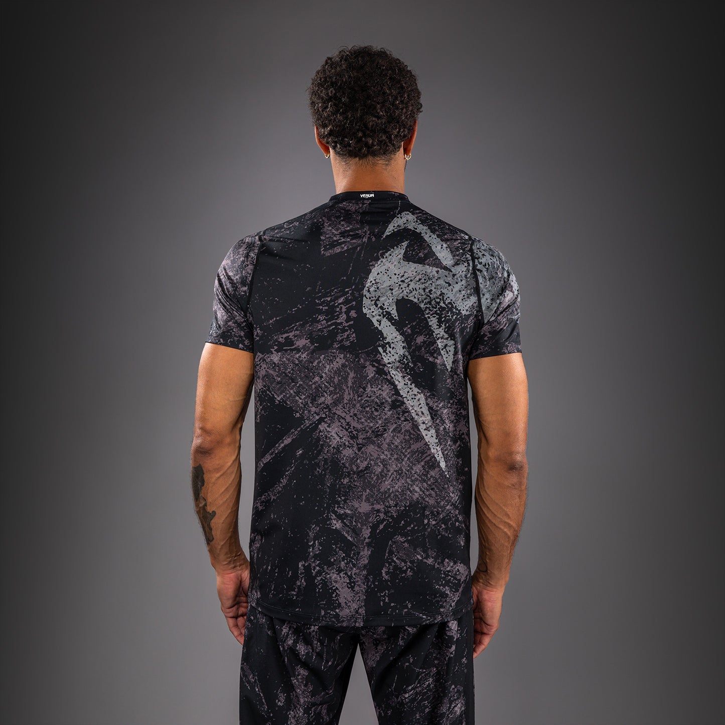 Venum Rage & Workout Dry Tech T-Shirt - Black/Grey