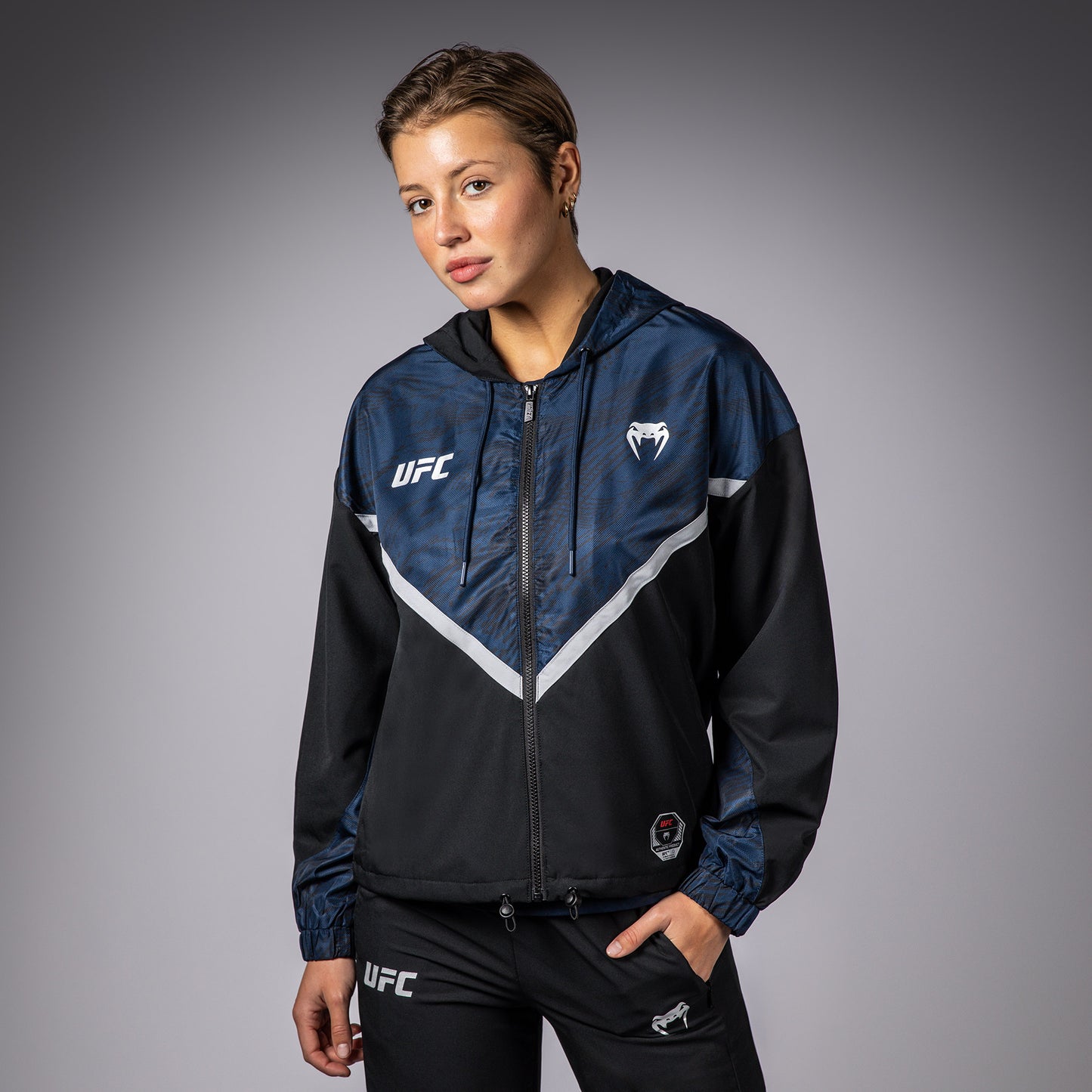UFC Fusion by Venum Fight Week Women’s Zip Hoodie - Oceanic Blue