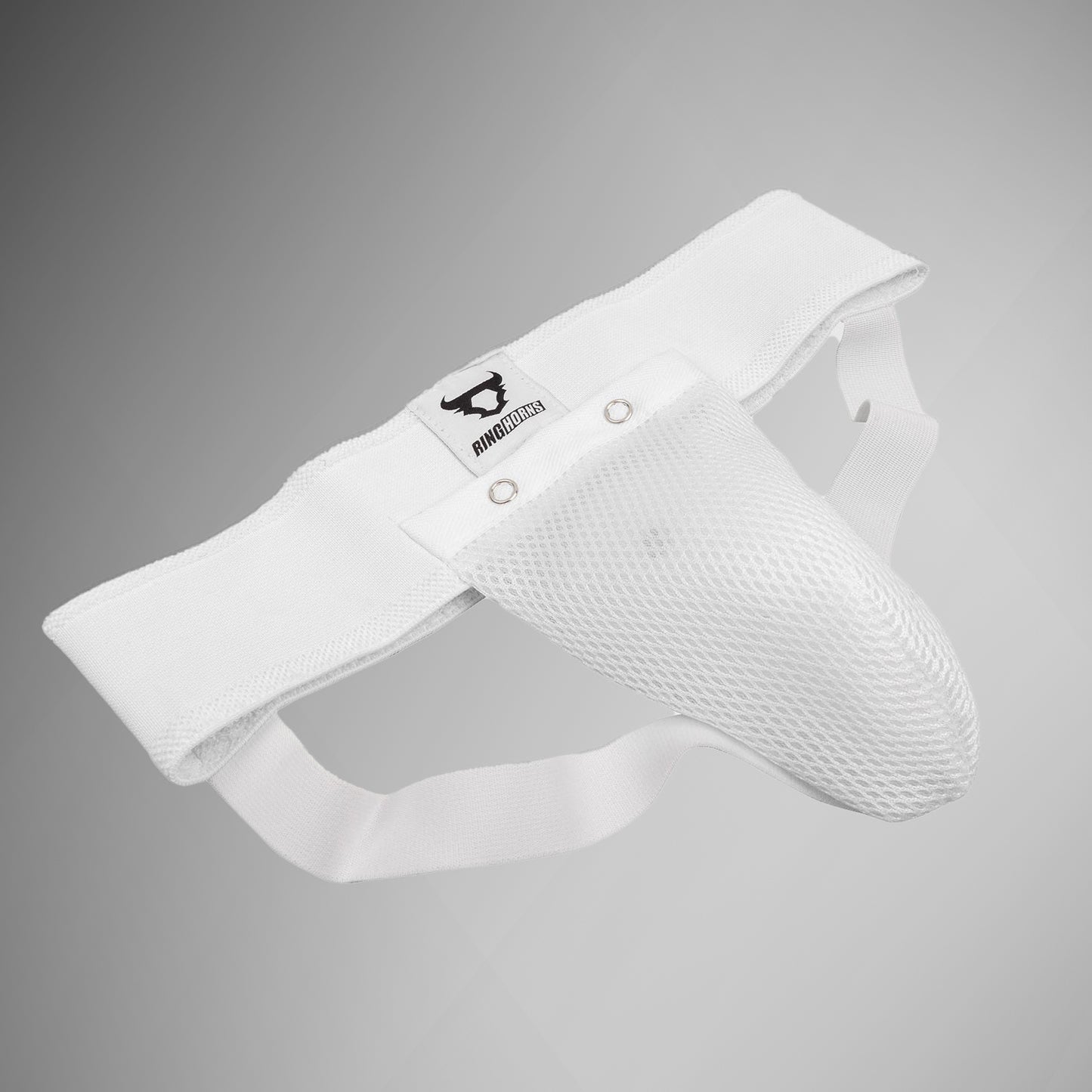 Ringhorns Charger by Venum Kids Groin Guard and Jockstrap – White