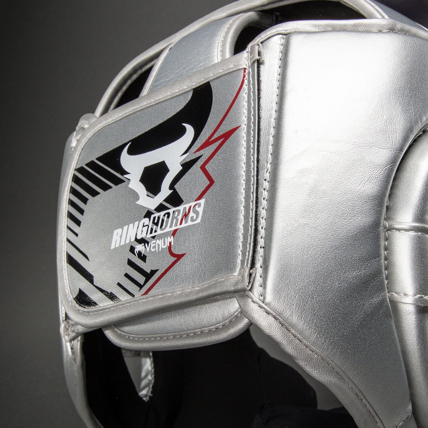 Venum Ringhorns Charger Headgear- Silver/Black