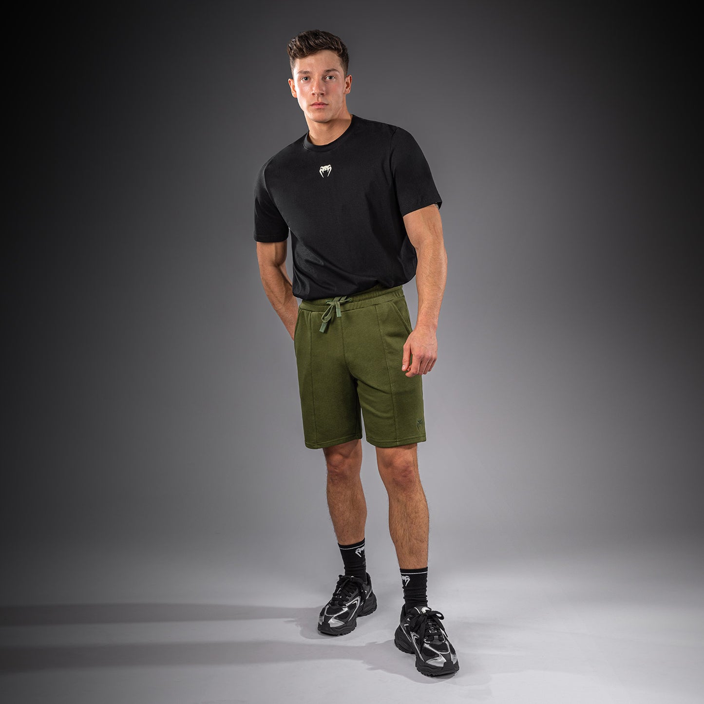 Venum Classic Fleece Cotton Shorts - Khaki