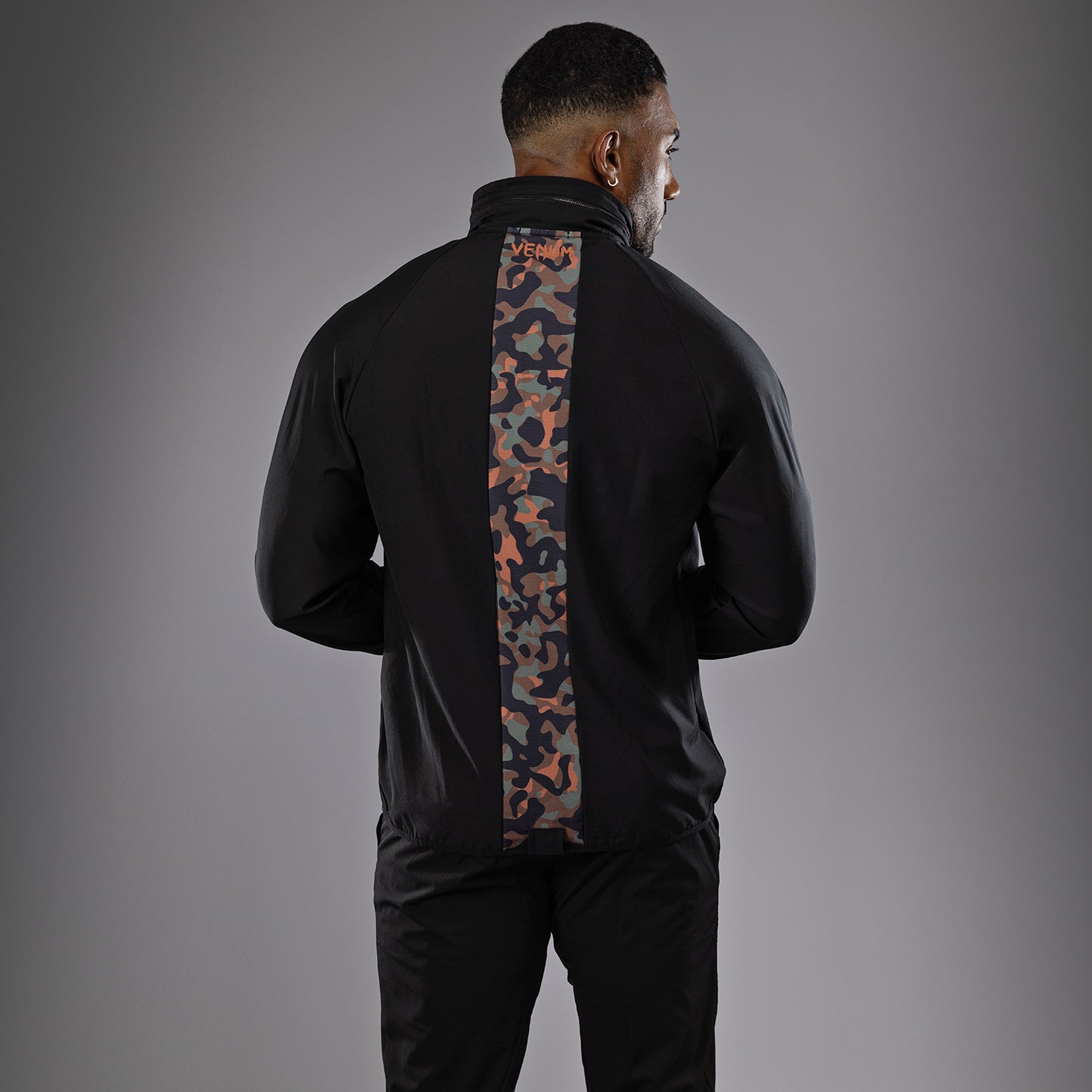 Venum Jungle Ops Track Jackets - Black/Khaki Camo