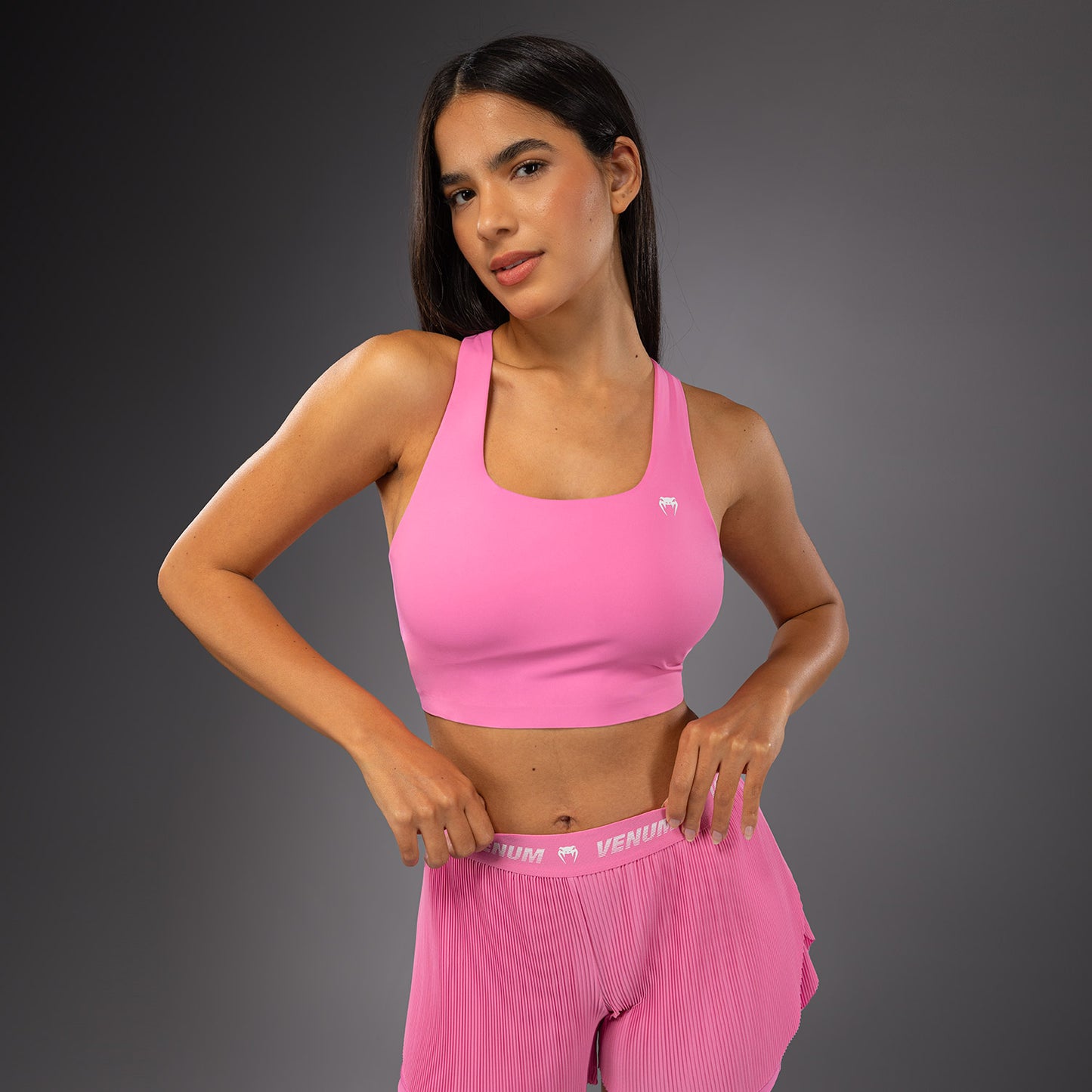 Venum Essential X Women's Sports Bra - Candy Pink