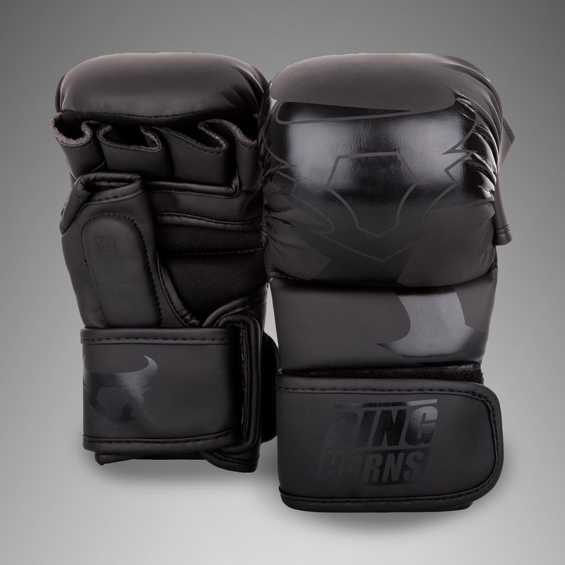 Ringhorns Charger by Venum Sparring Gloves - Black/Black - Venum Asia