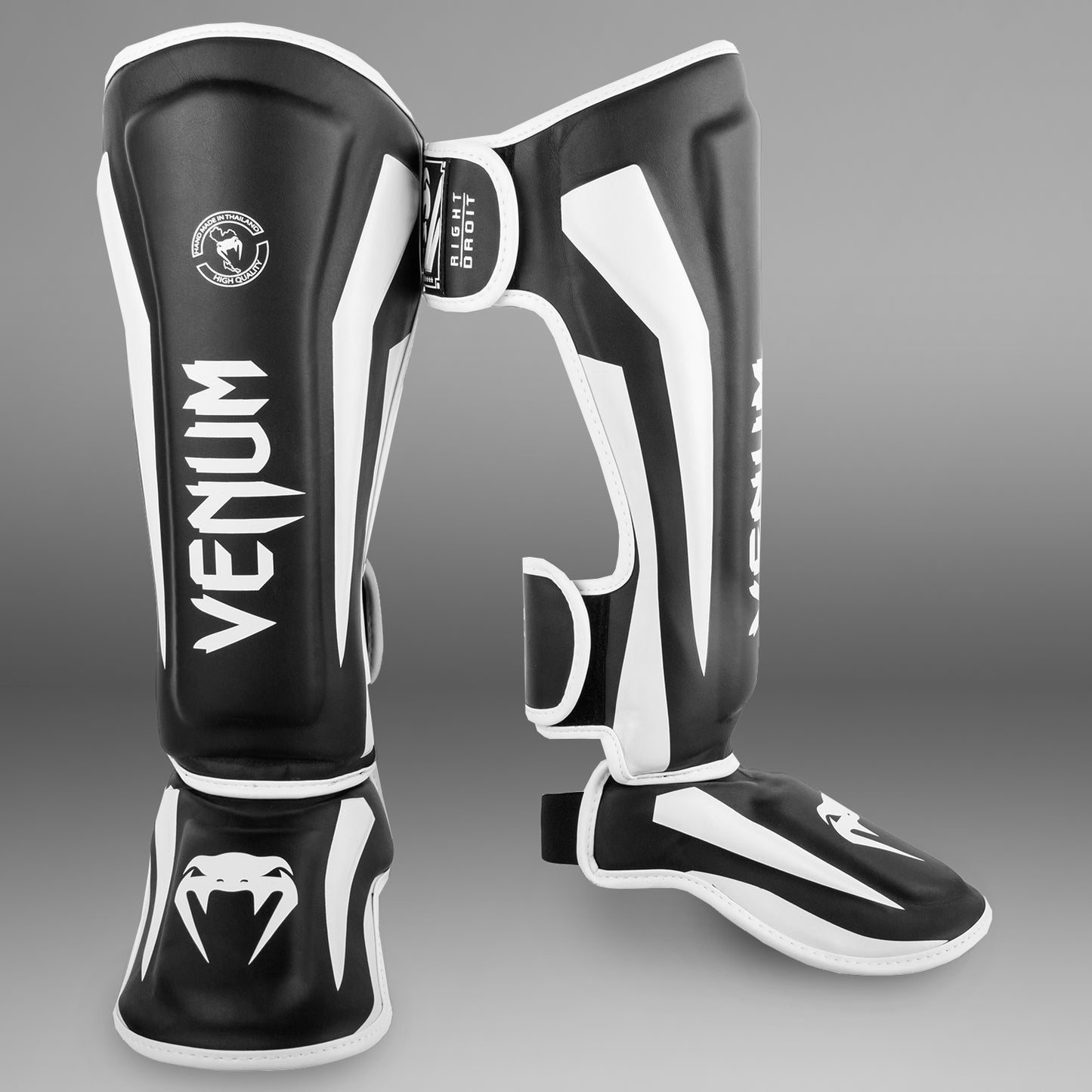 Venum Elite Standup Shinguards - Black/White