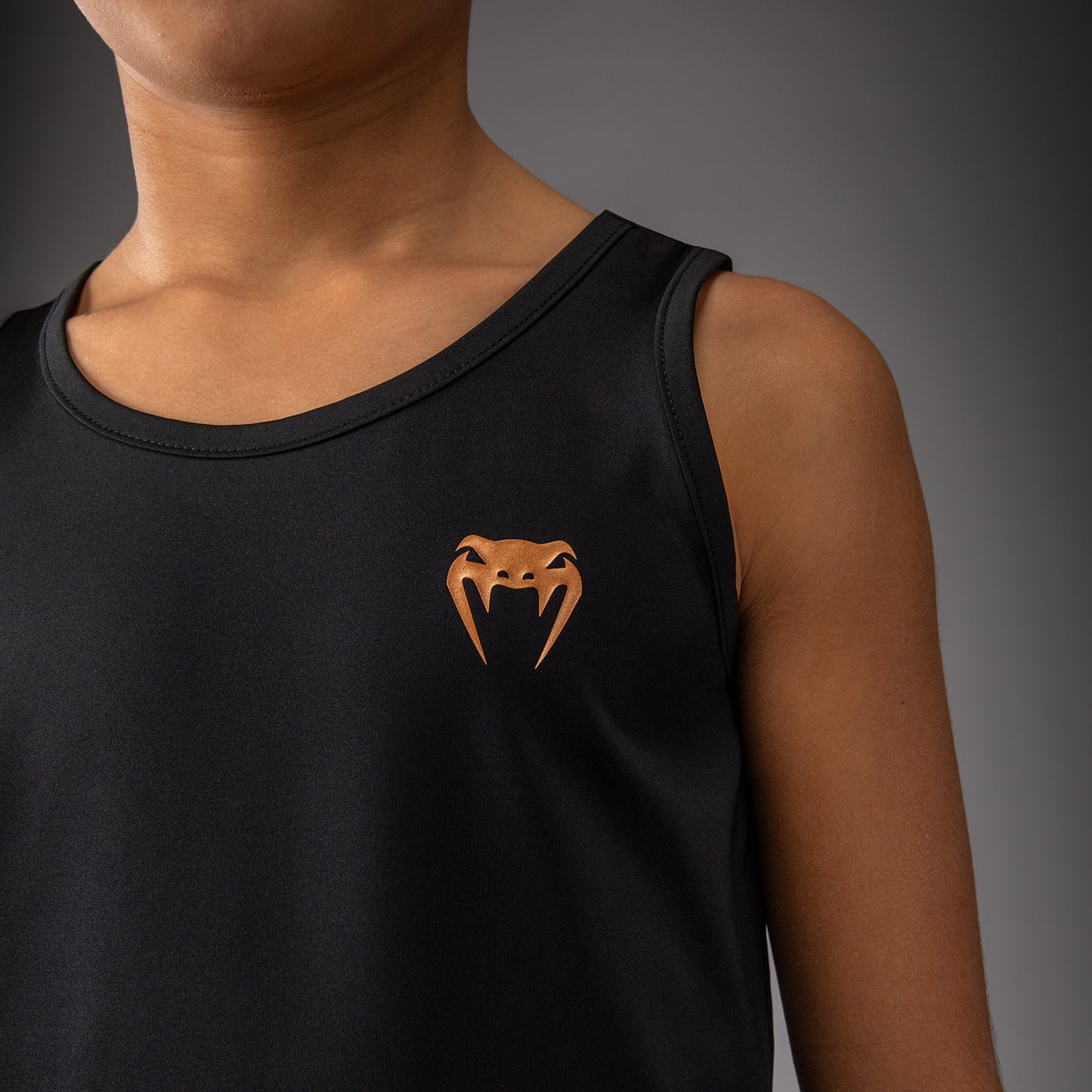 Venum Contender Youth Tank Top - Black/Gold