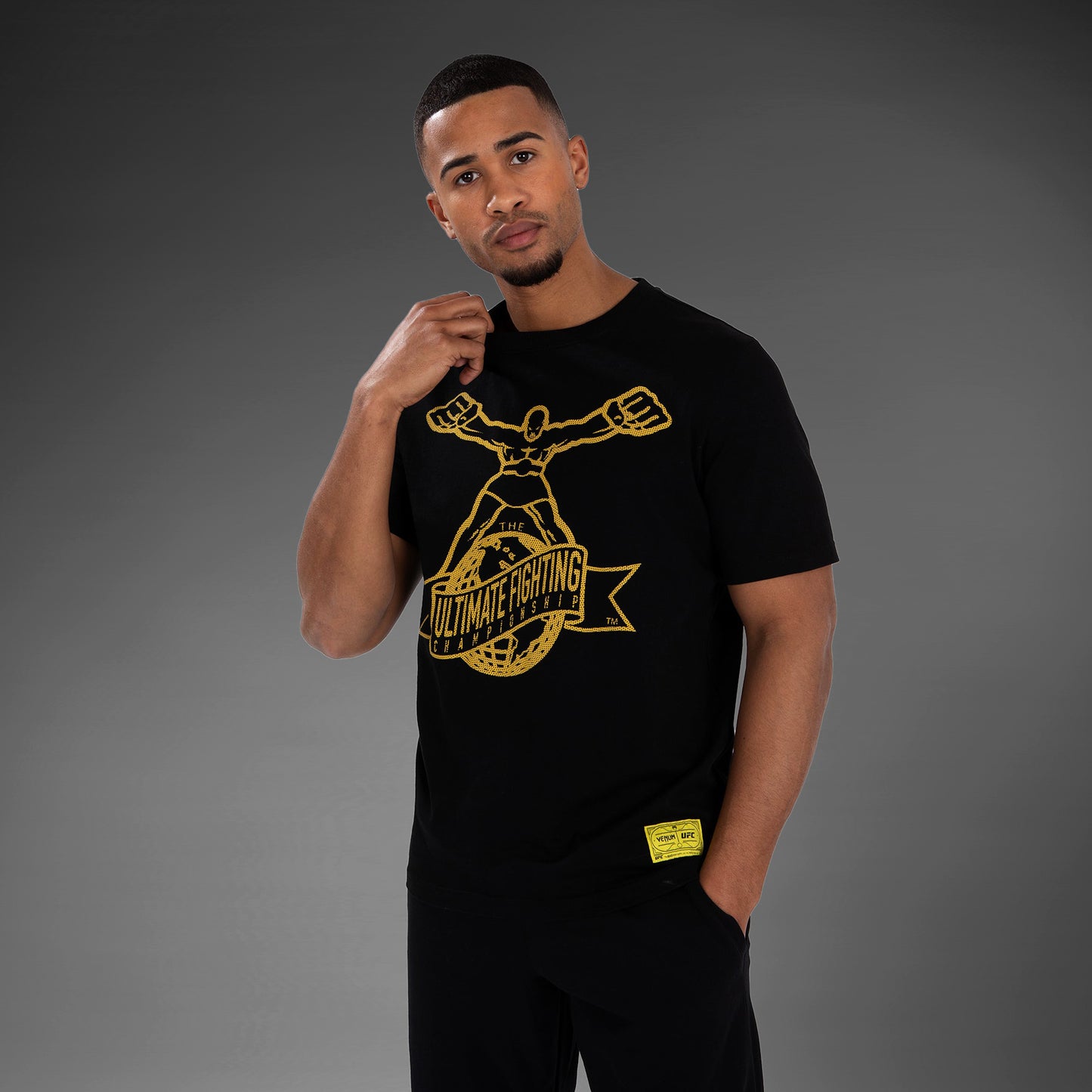 UFC by Venum Ulti-Man T-Shirt - Black/Yellow