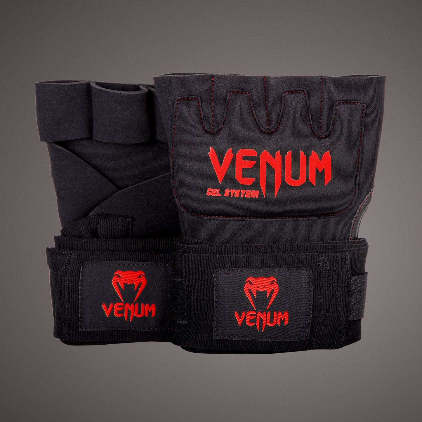 Venum Gel Kontact Quick Wraps - Black/Red