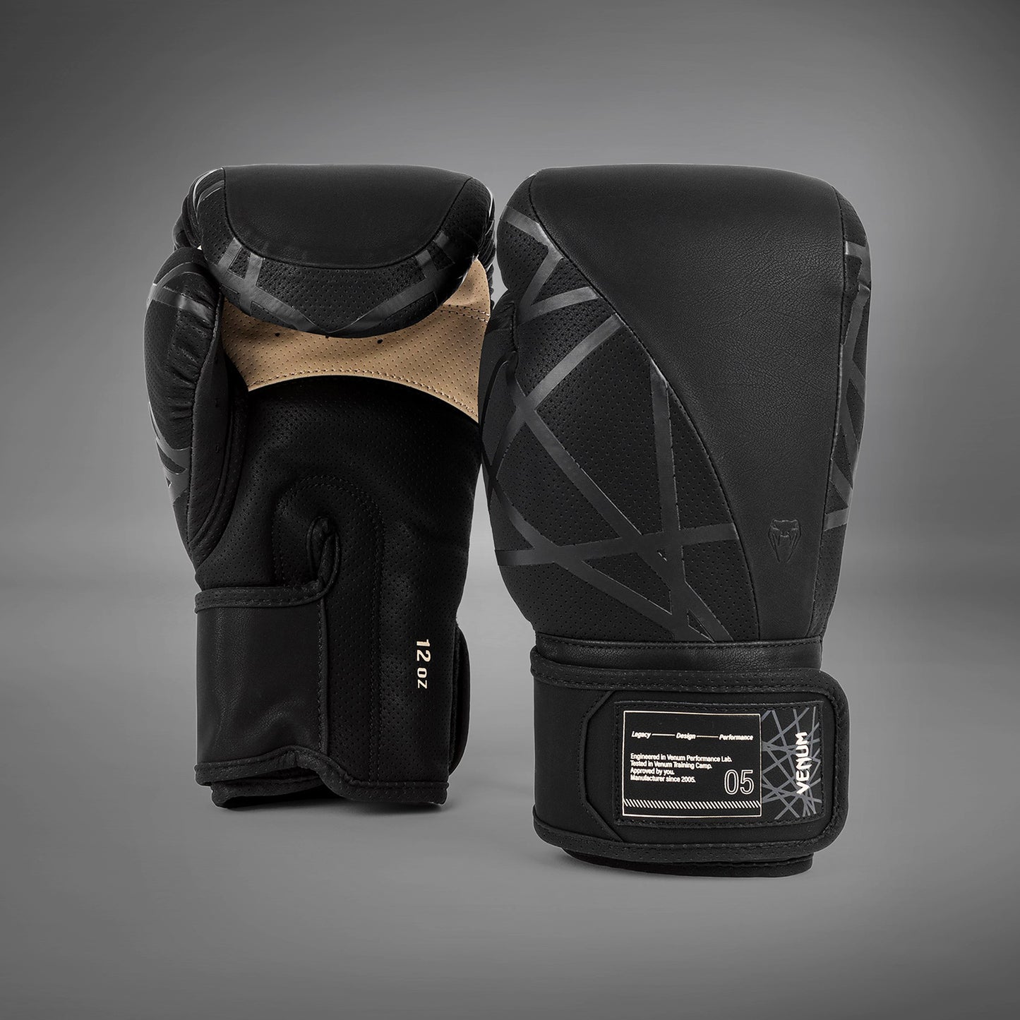 Venum Tecmo 2.0 Boxing Gloves - Black