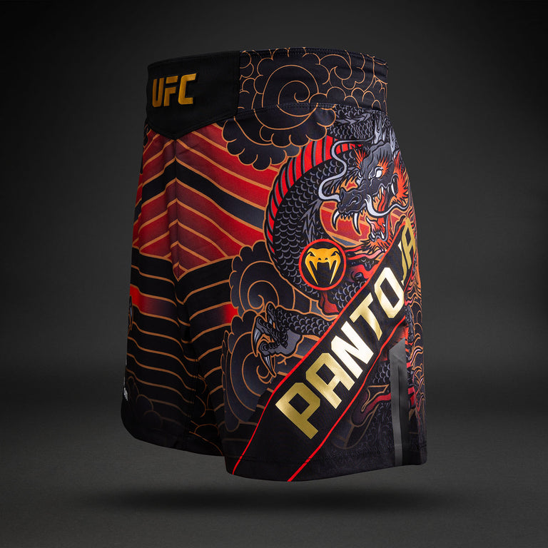 Men's UFC Unrivaled by Venum Red Alexandre Pantoja Short fit Fight