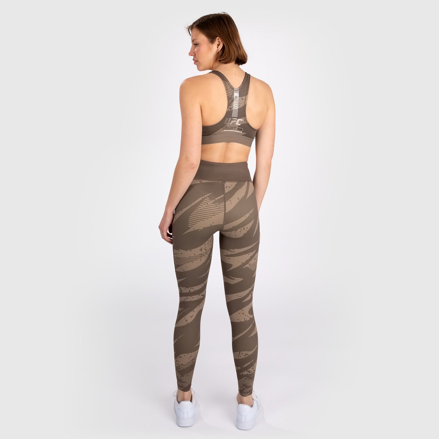 UFC Adrenaline by Venum Fight Week Women’s Sports Bra - Desert Camo
