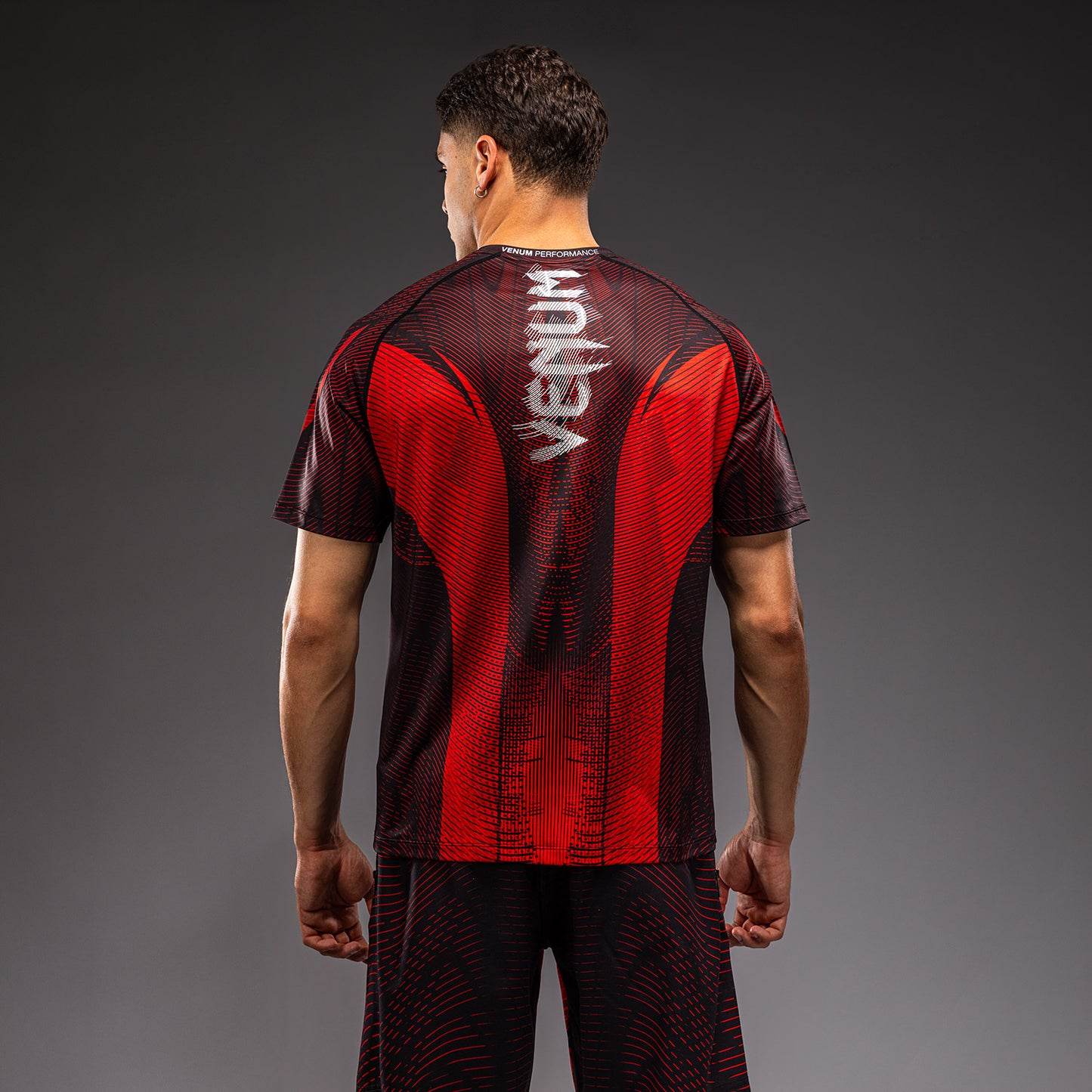 Venum Galactic 3.0 Dry Tech T-Shirt - Red/Silver