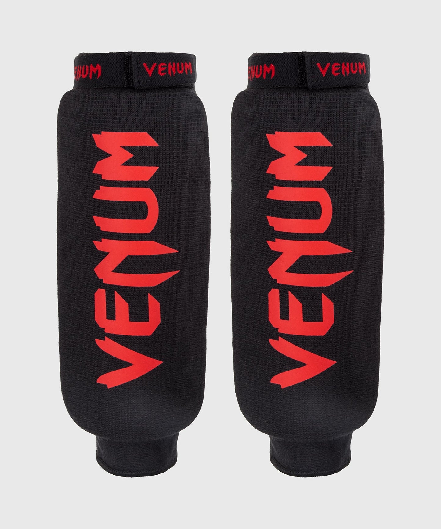 Venum Shin guards Kontact Without Foot - Black/Red