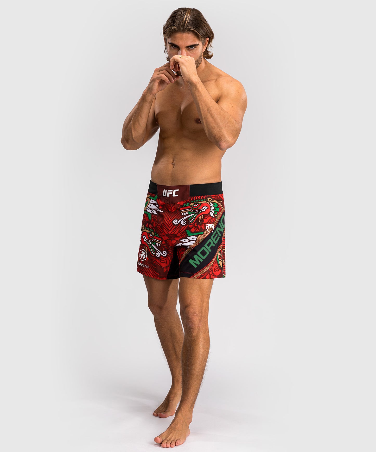 Men's UFC Unrivaled by Venum Red Brandon Moreno Fight Short