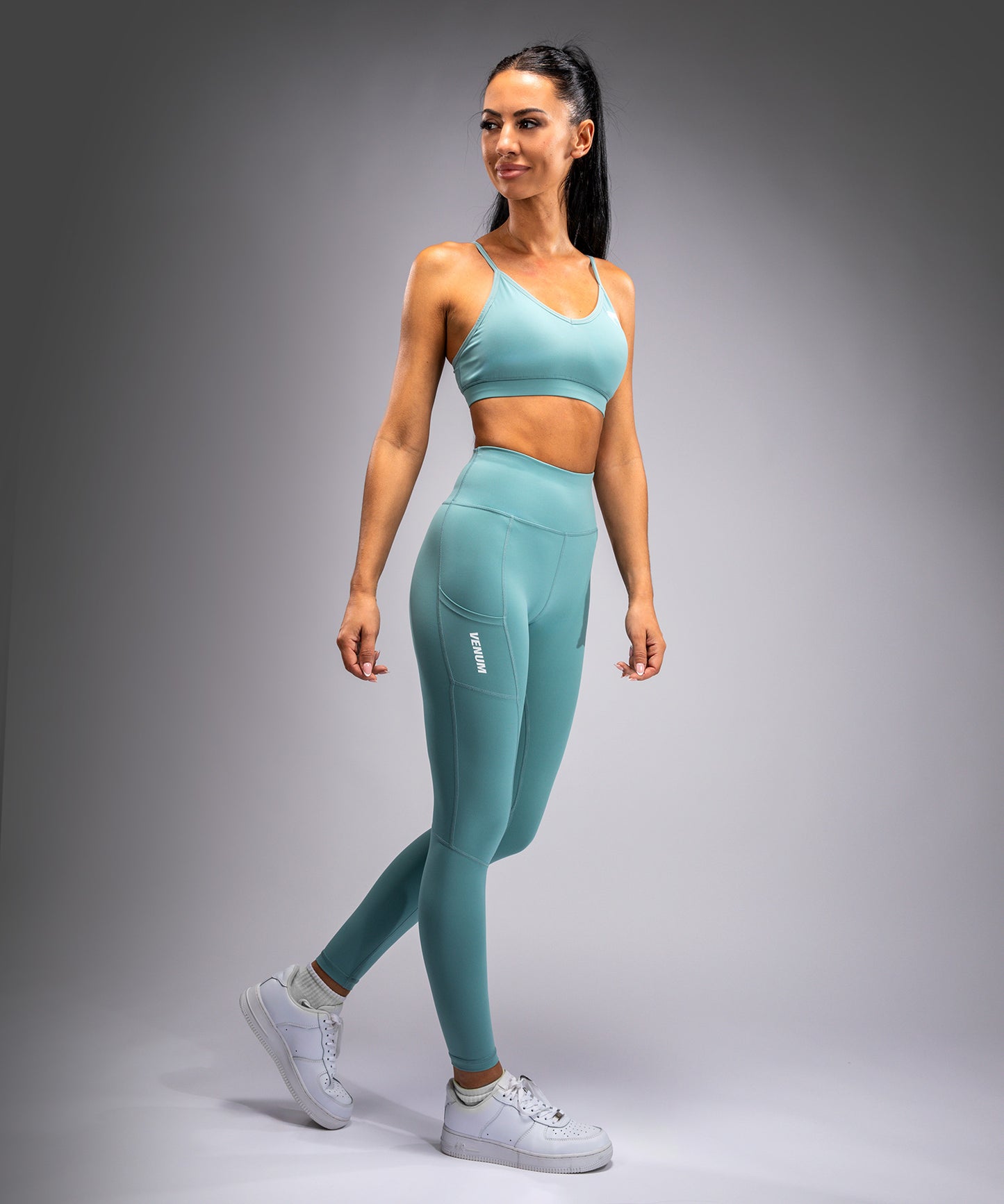 Venum Essential Women's Performance Leggings - Aqua Green