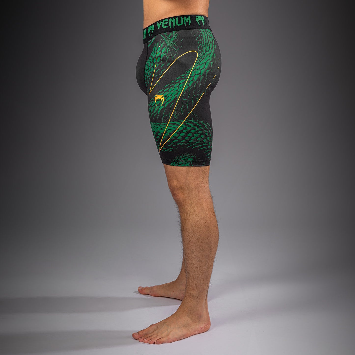 Venum Matupa Vale Tudo Shorts - Black/Green/Gold
