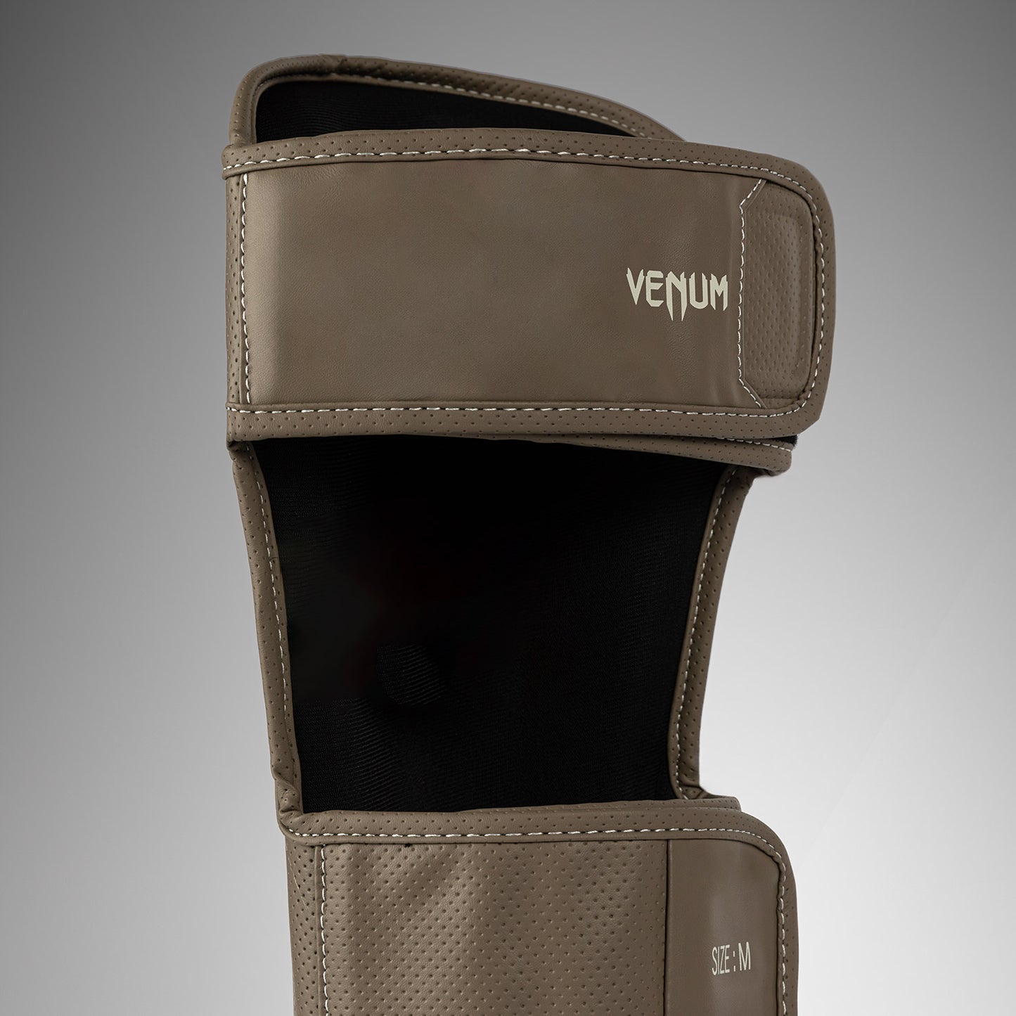 Venum Impact Evo Scales Shin Guards - Brown