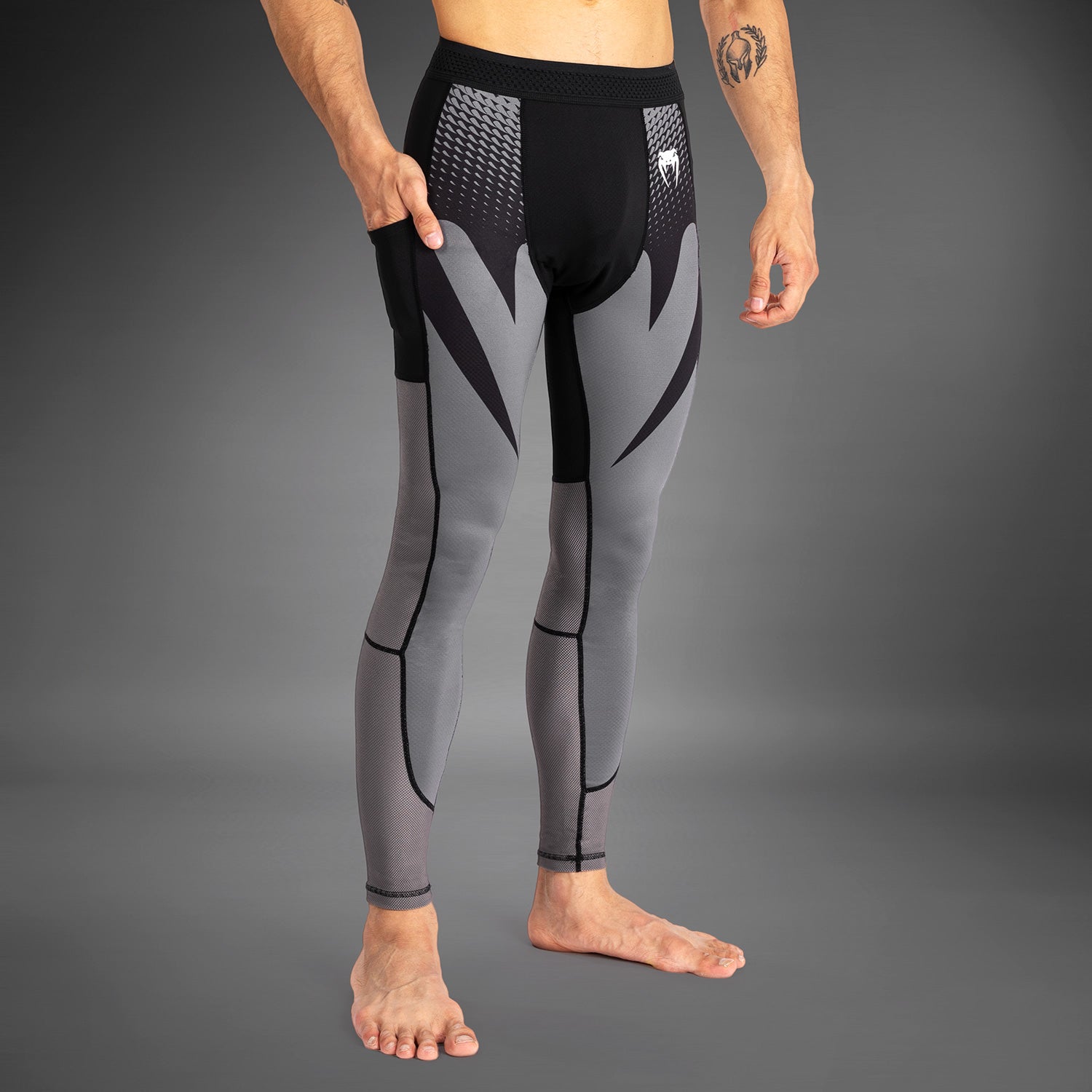 Venum Attack Men's Spats - Black - Venum Asia