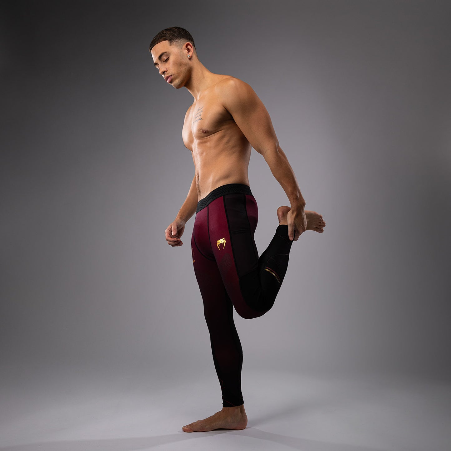 Venum Tactical XT Spats - Black/Burgundy/Gold