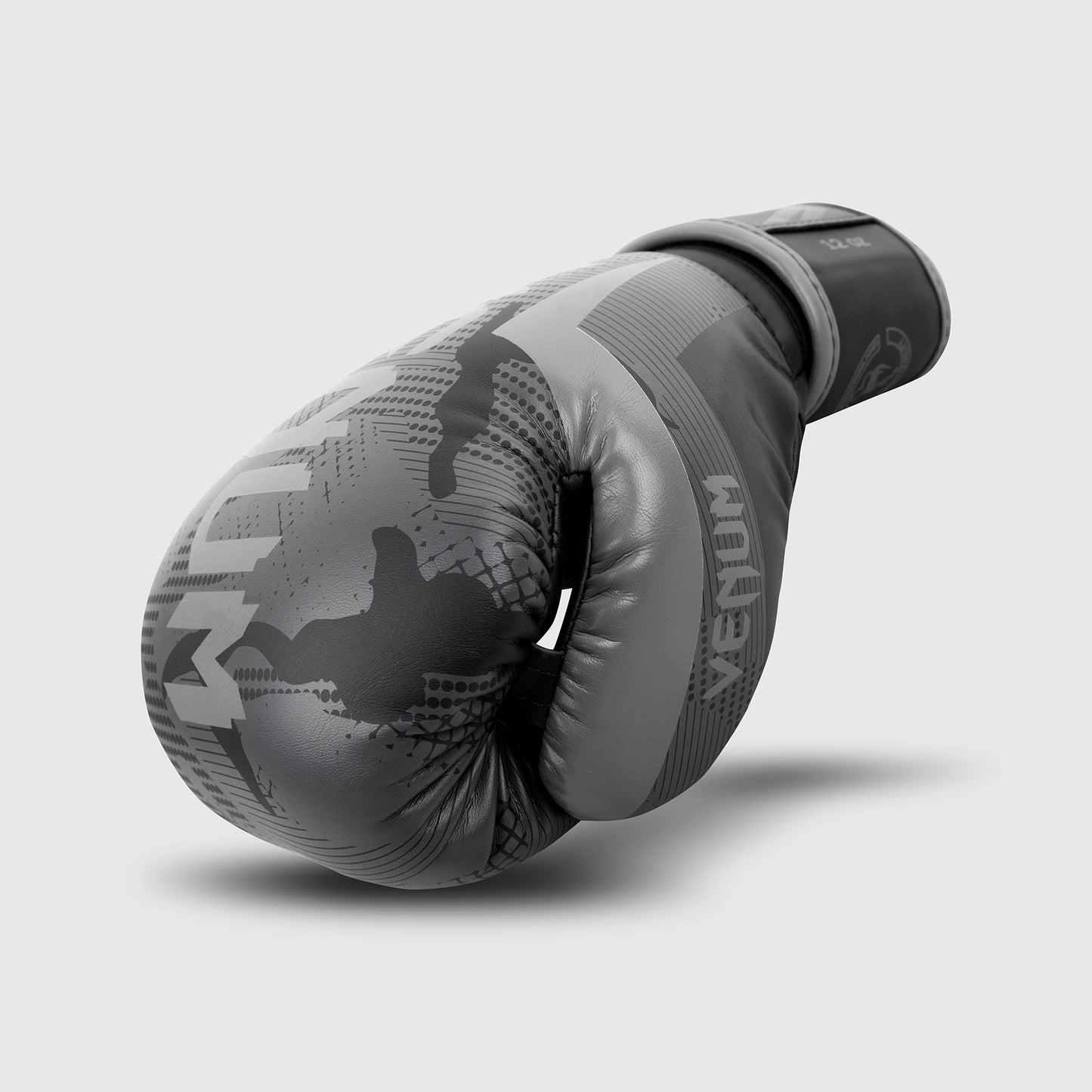 Venum Elite Boxing Gloves - Grey/Camo