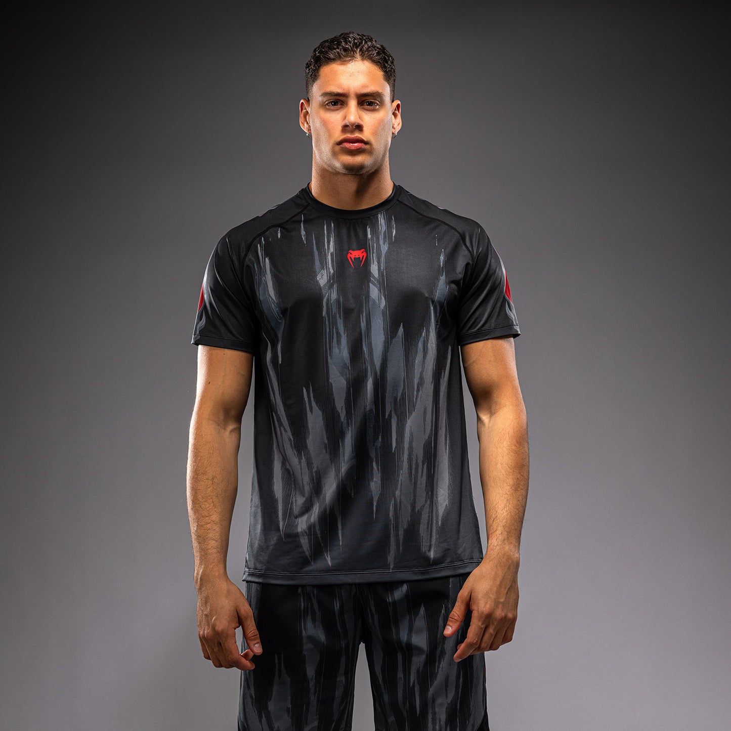 Venum Demon Dry Tech T-Shirt - Black/Grey